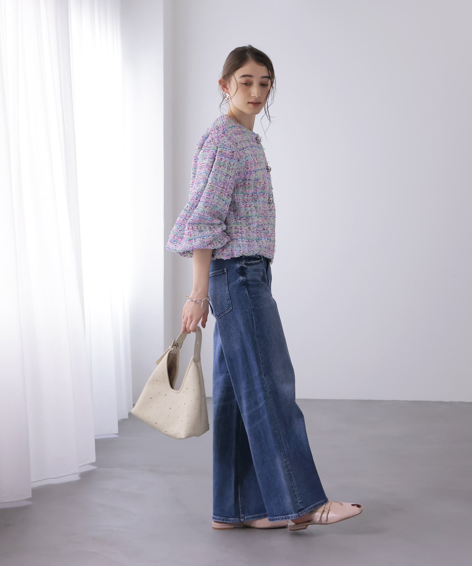 Pink Pepper Midrise ストレートパンツ【ヘルシーデニム/HealthyDenim】