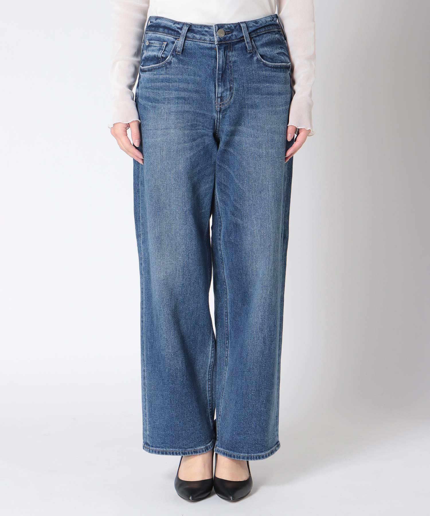 Pink Pepper Midrise ストレートパンツ【ヘルシーデニム/HealthyDenim】