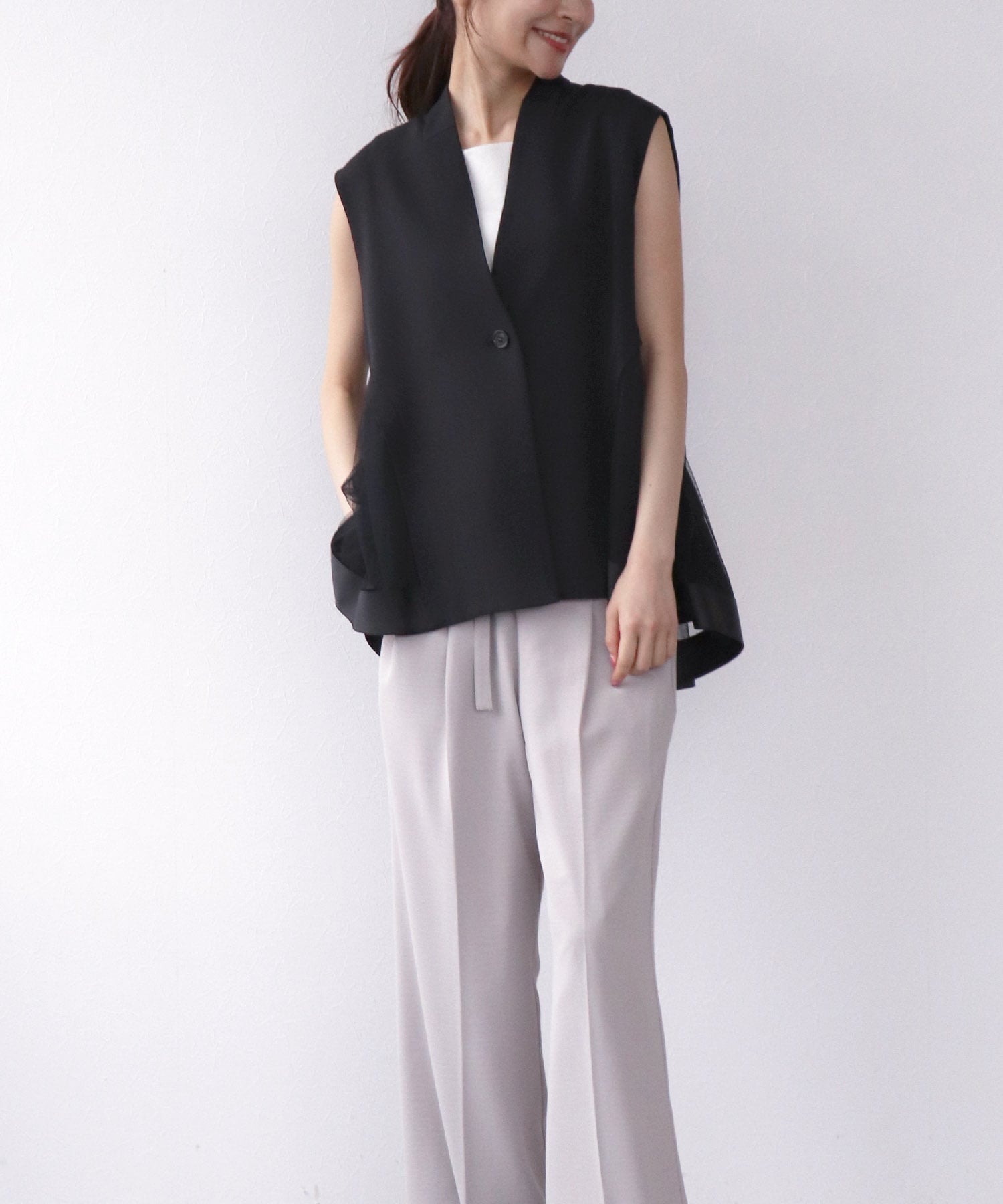 バックチュールベスト