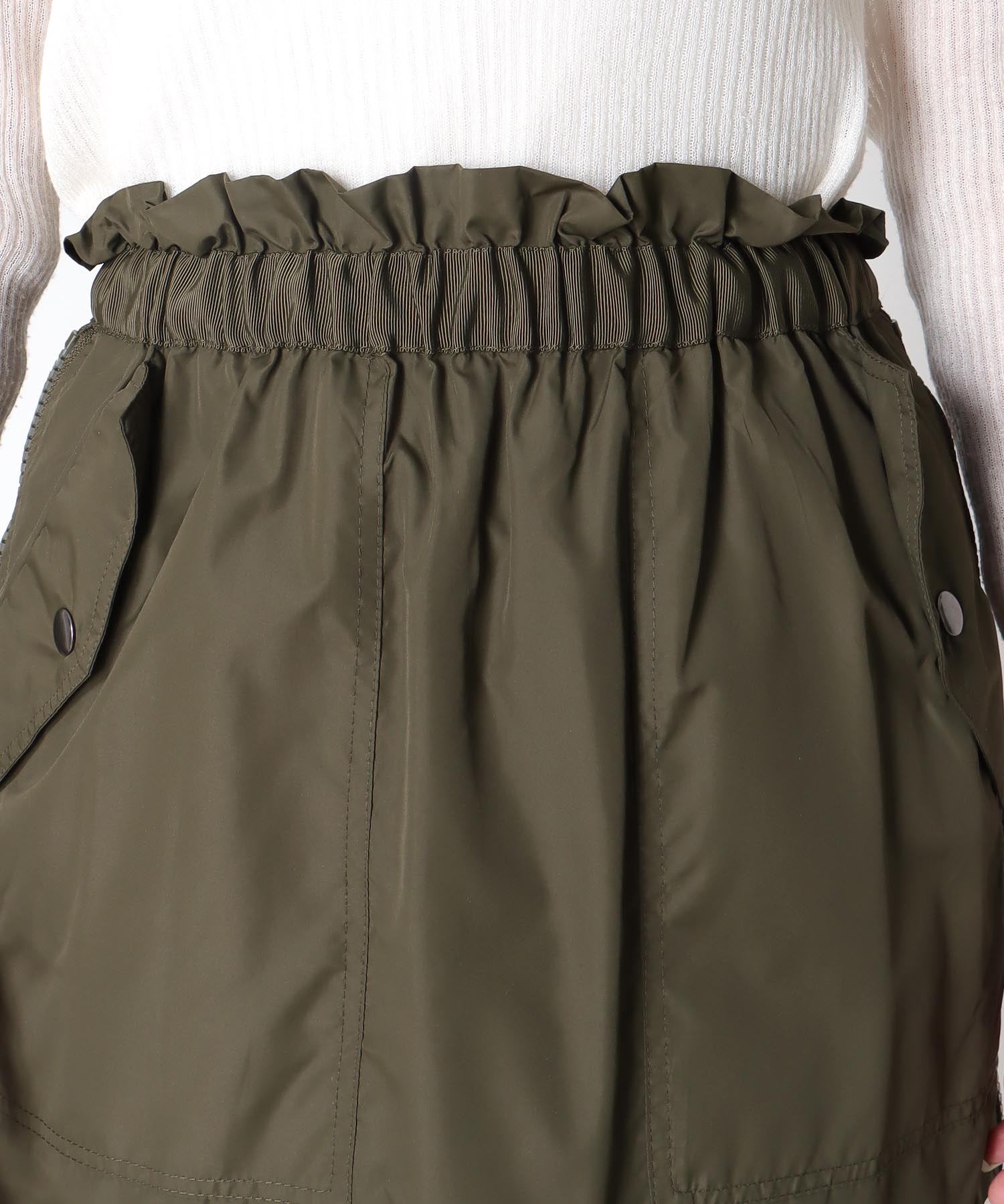 サイドファスナープリーツスカート