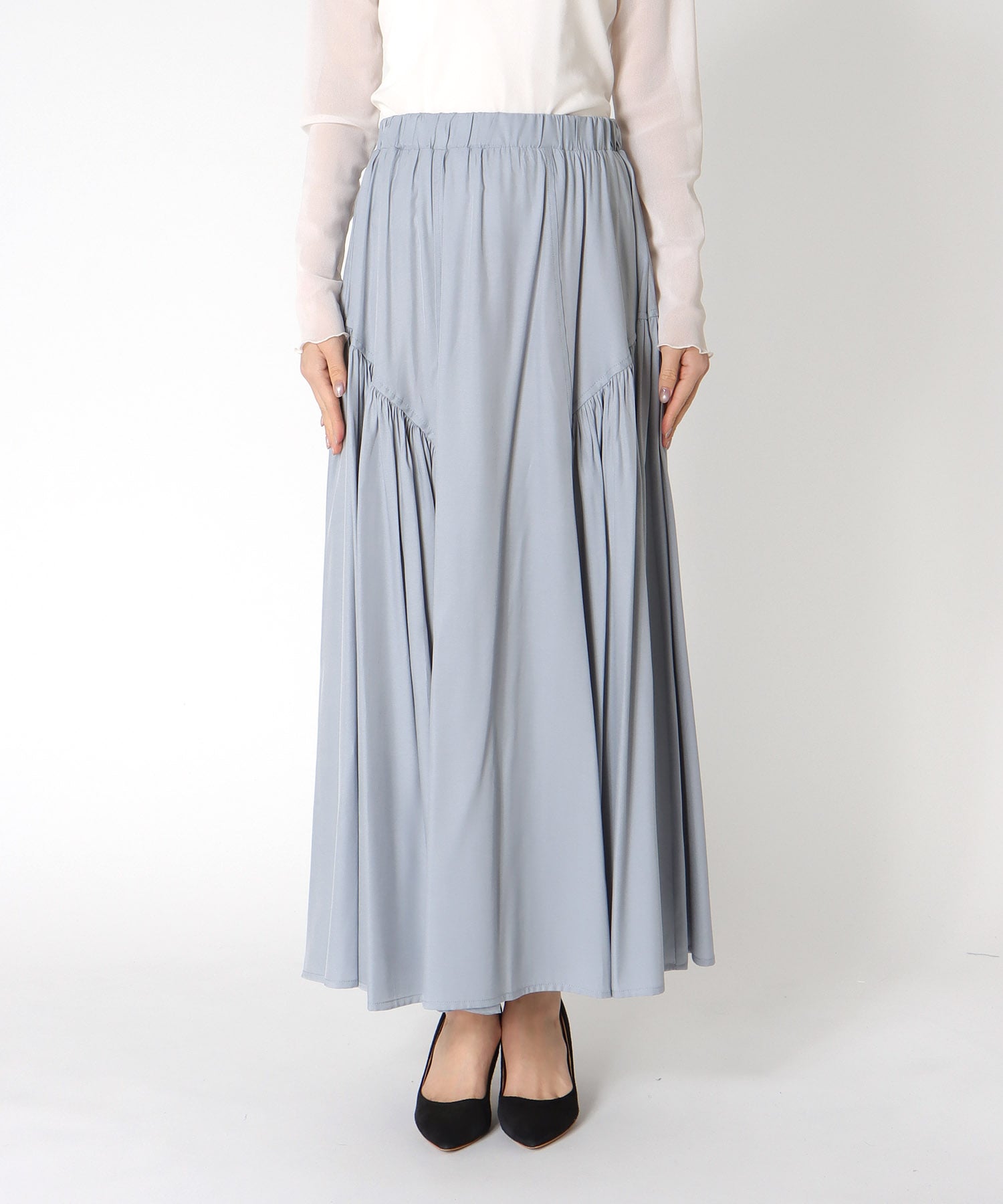 サイドギャザスカート