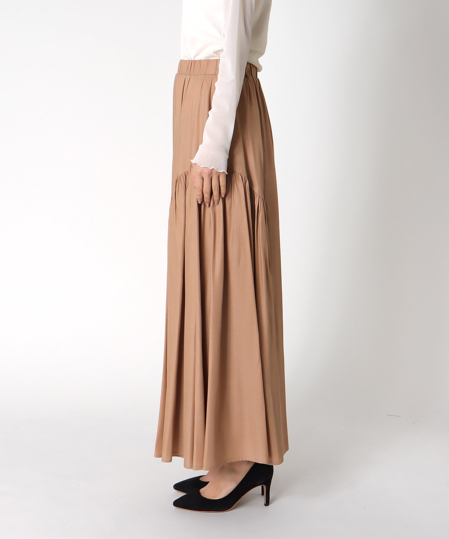 サイドギャザスカート