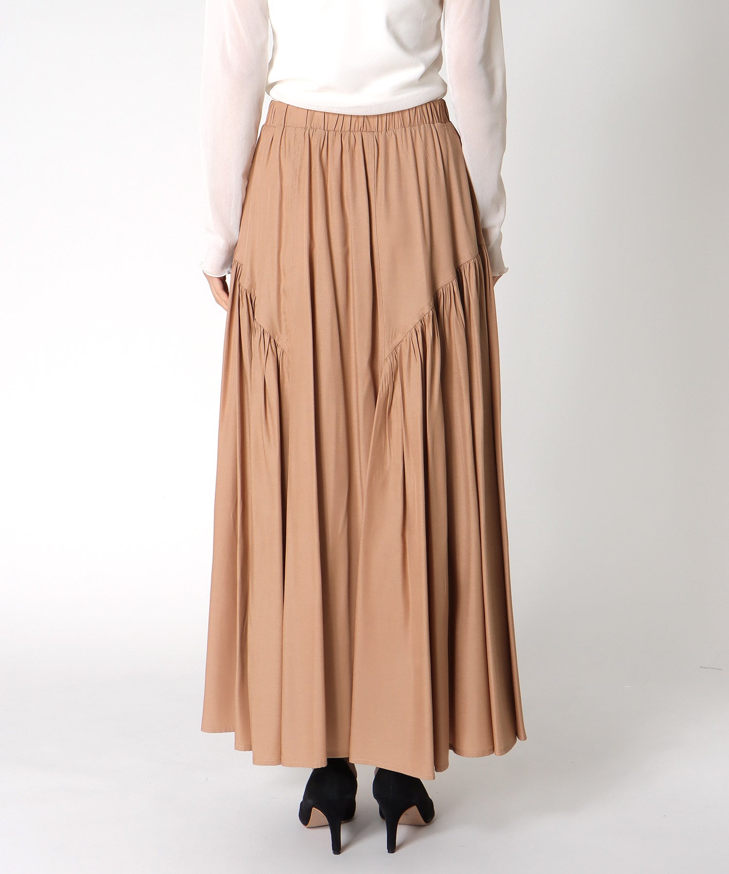 サイドギャザスカート