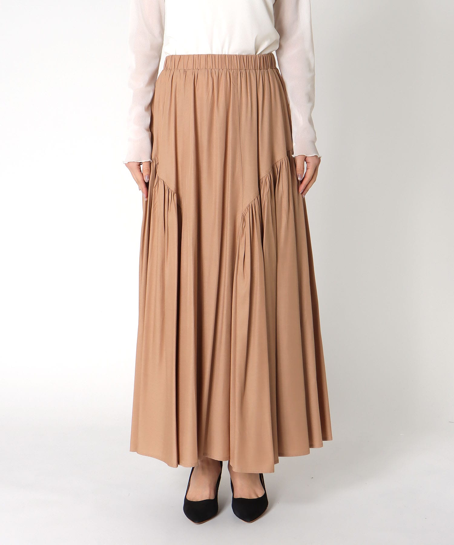 サイドギャザスカート