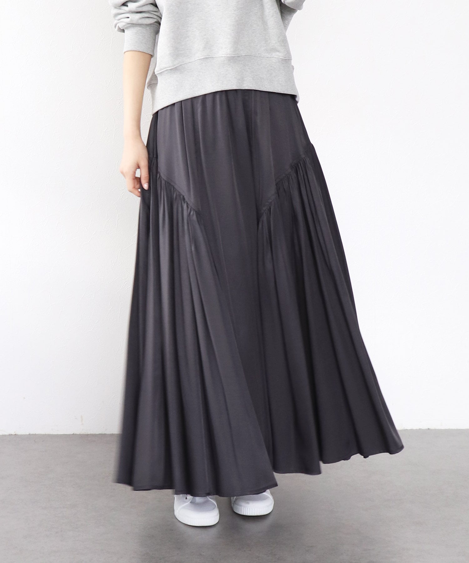 サイドギャザスカート