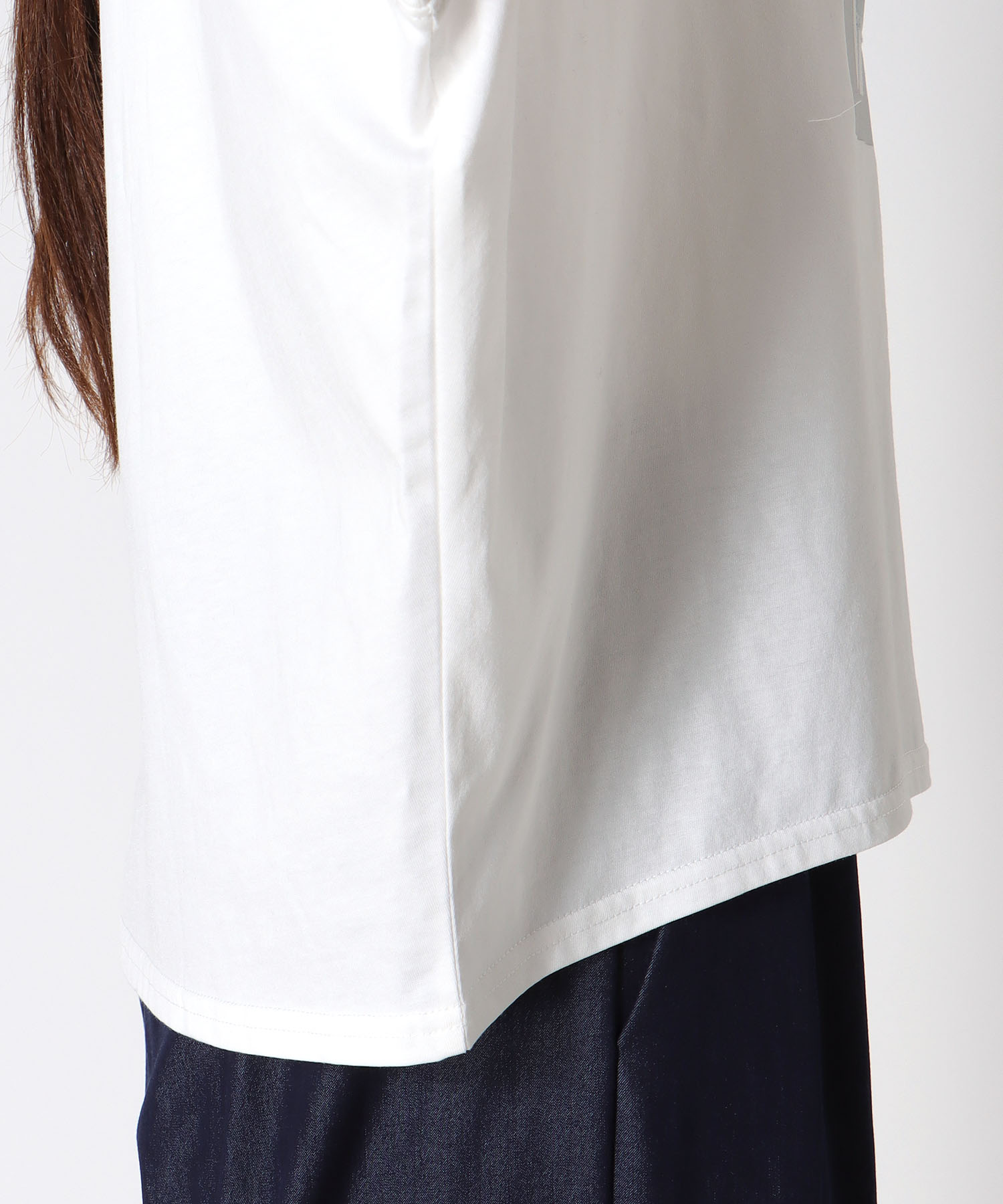 オーガンジーロゴTシャツ