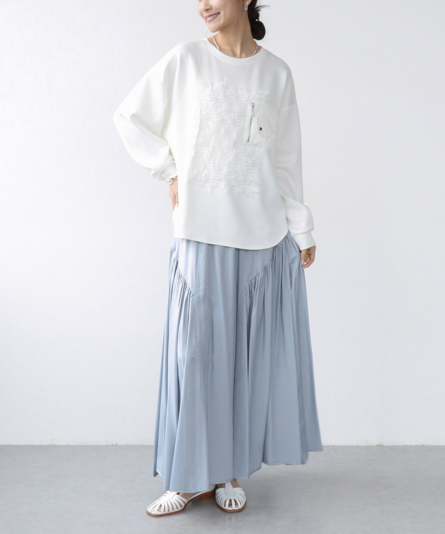 ソフトダンボールレース付ロンT