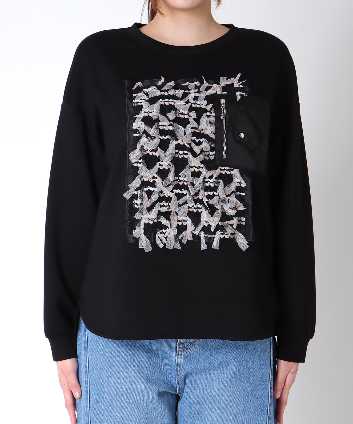 ソフトダンボールレース付ロンT