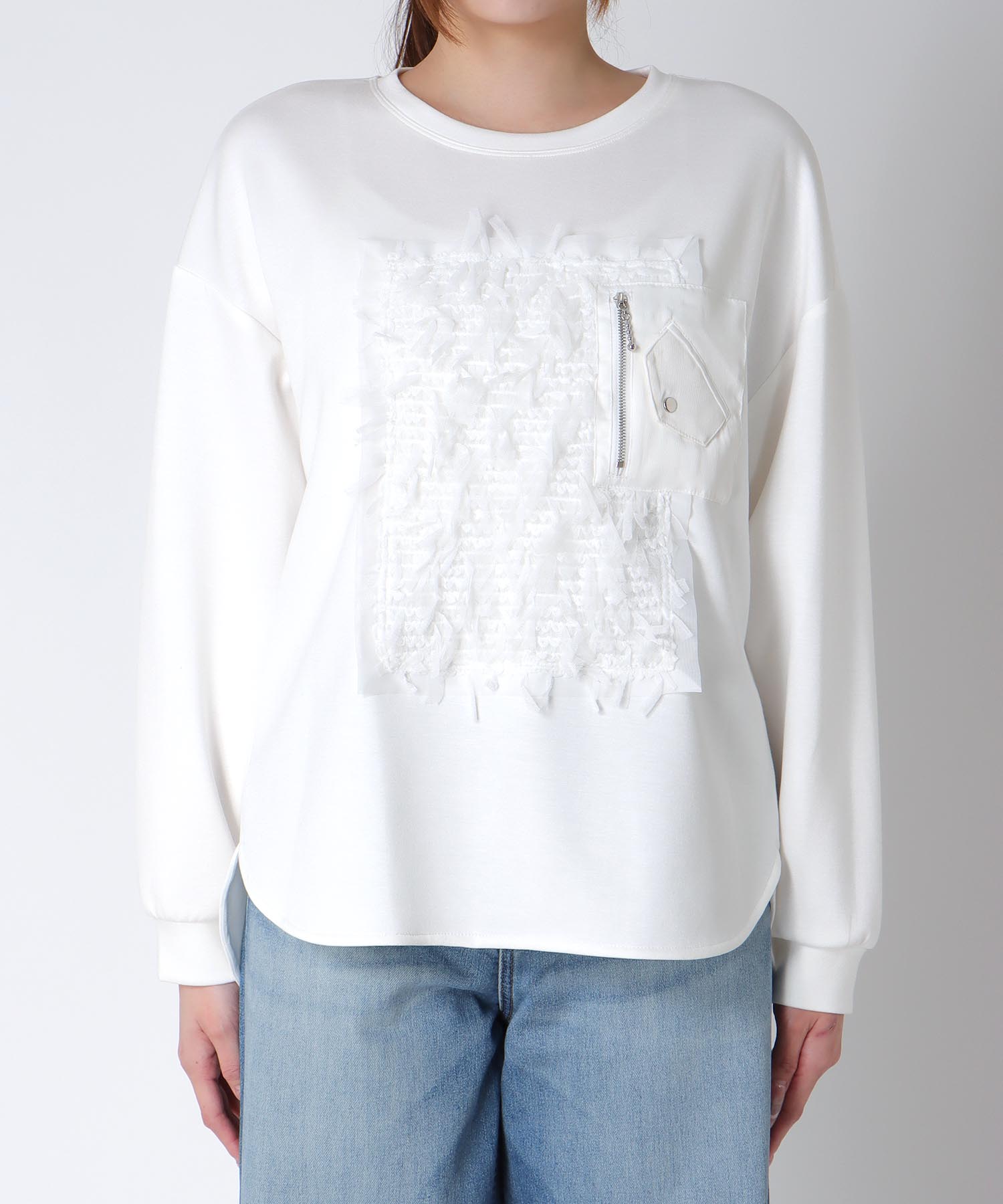 ソフトダンボールレース付ロンT