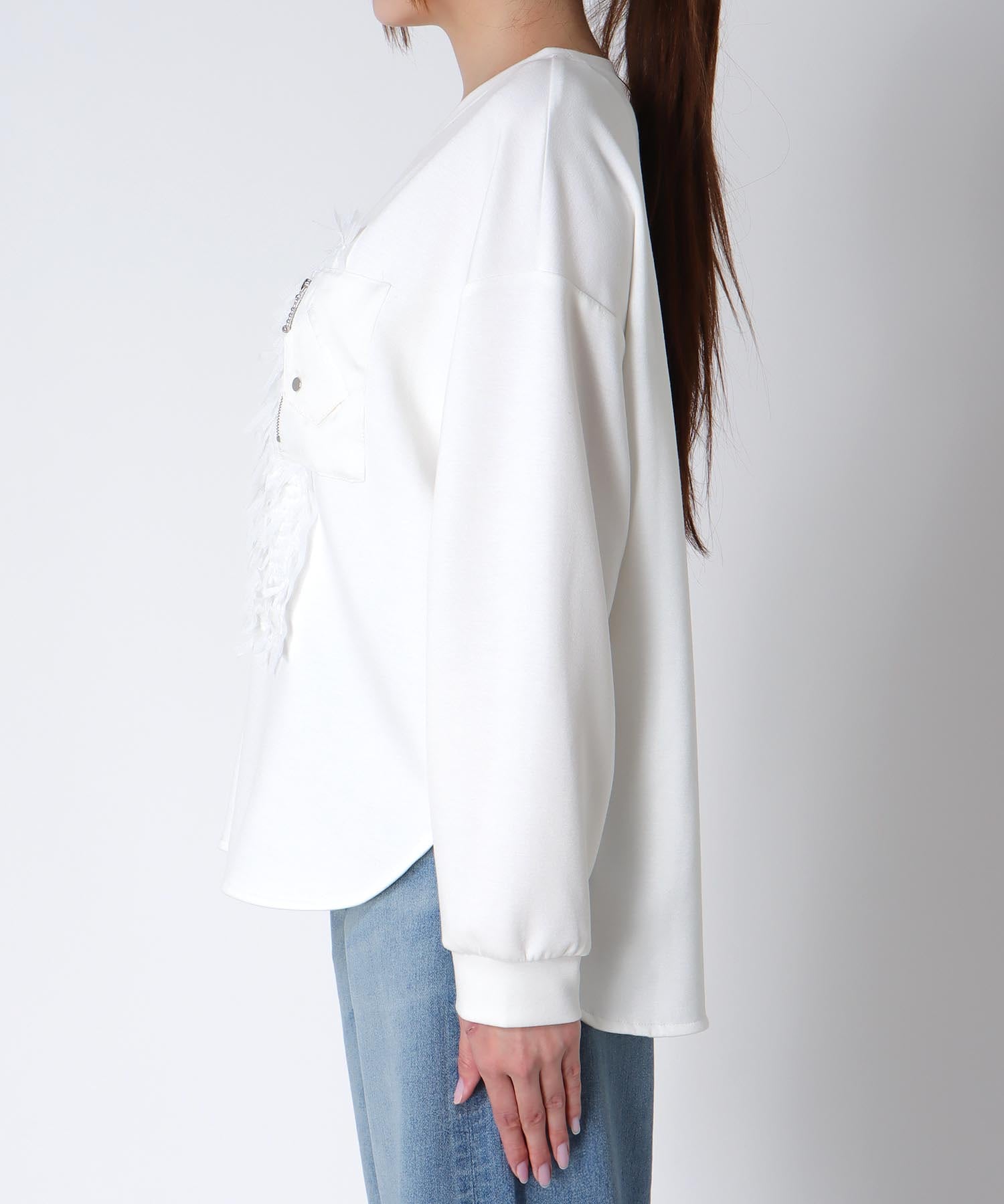 ソフトダンボールレース付ロンT