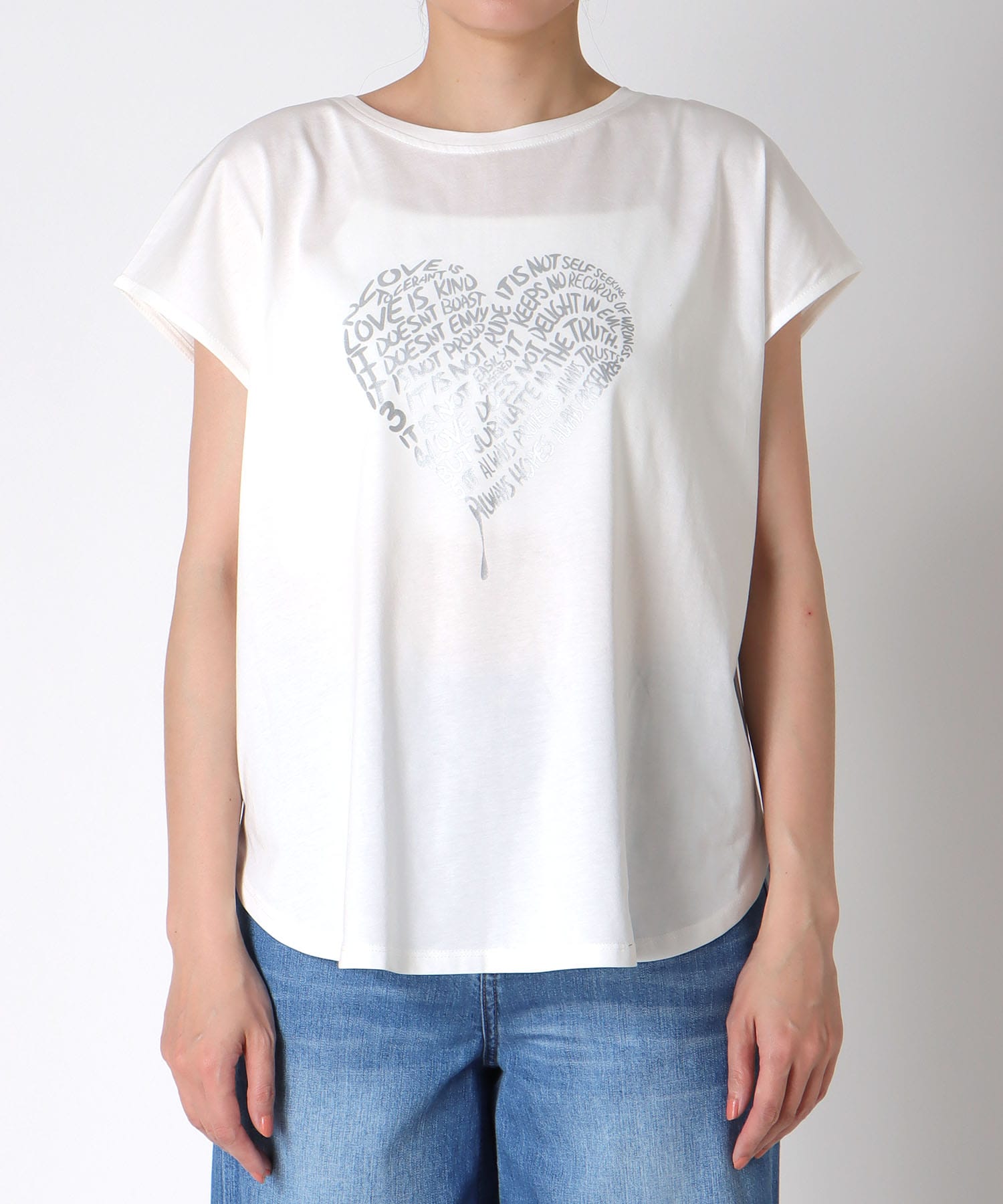 ハートロゴTシャツ