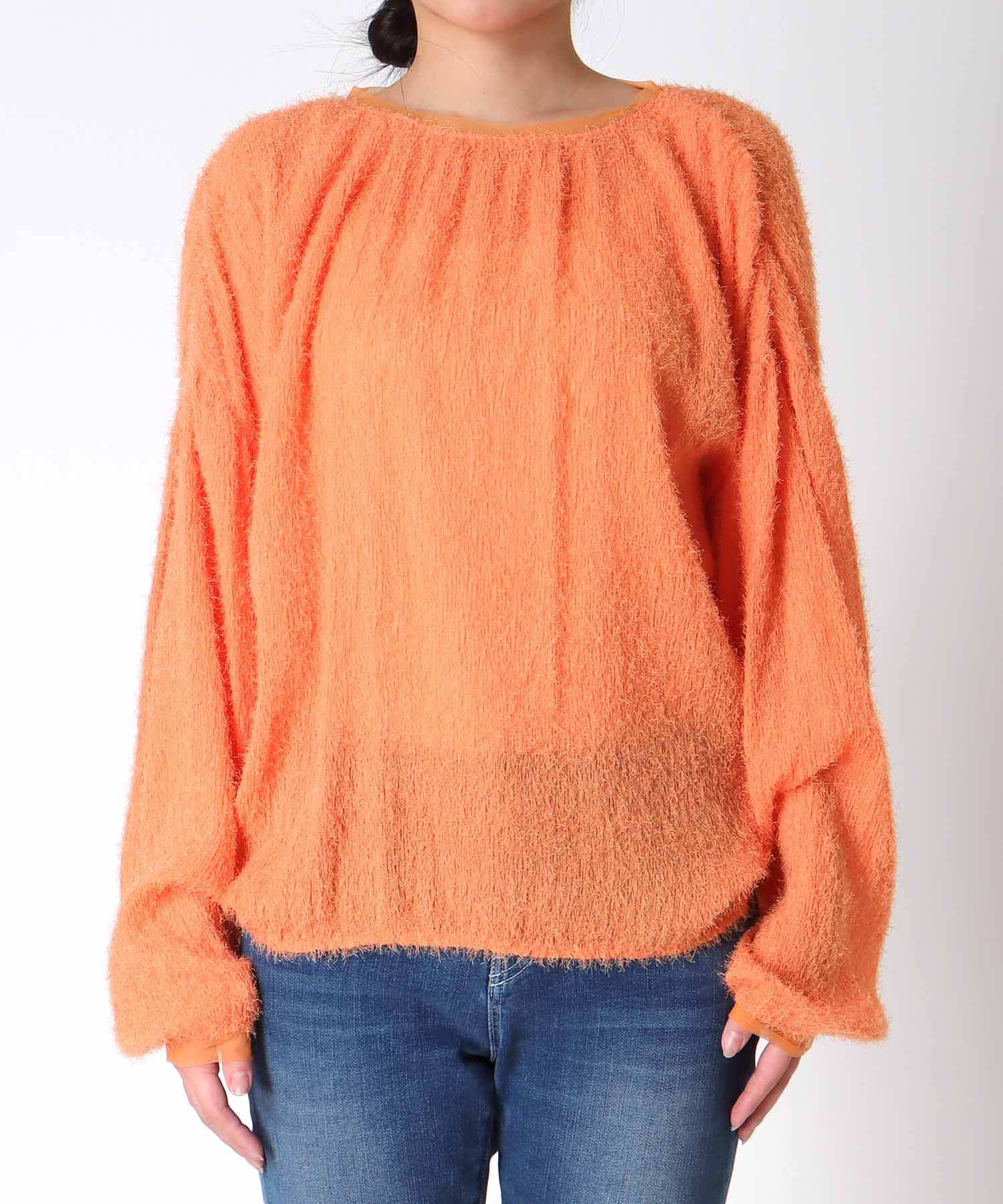 楊柳シャギーブラウス