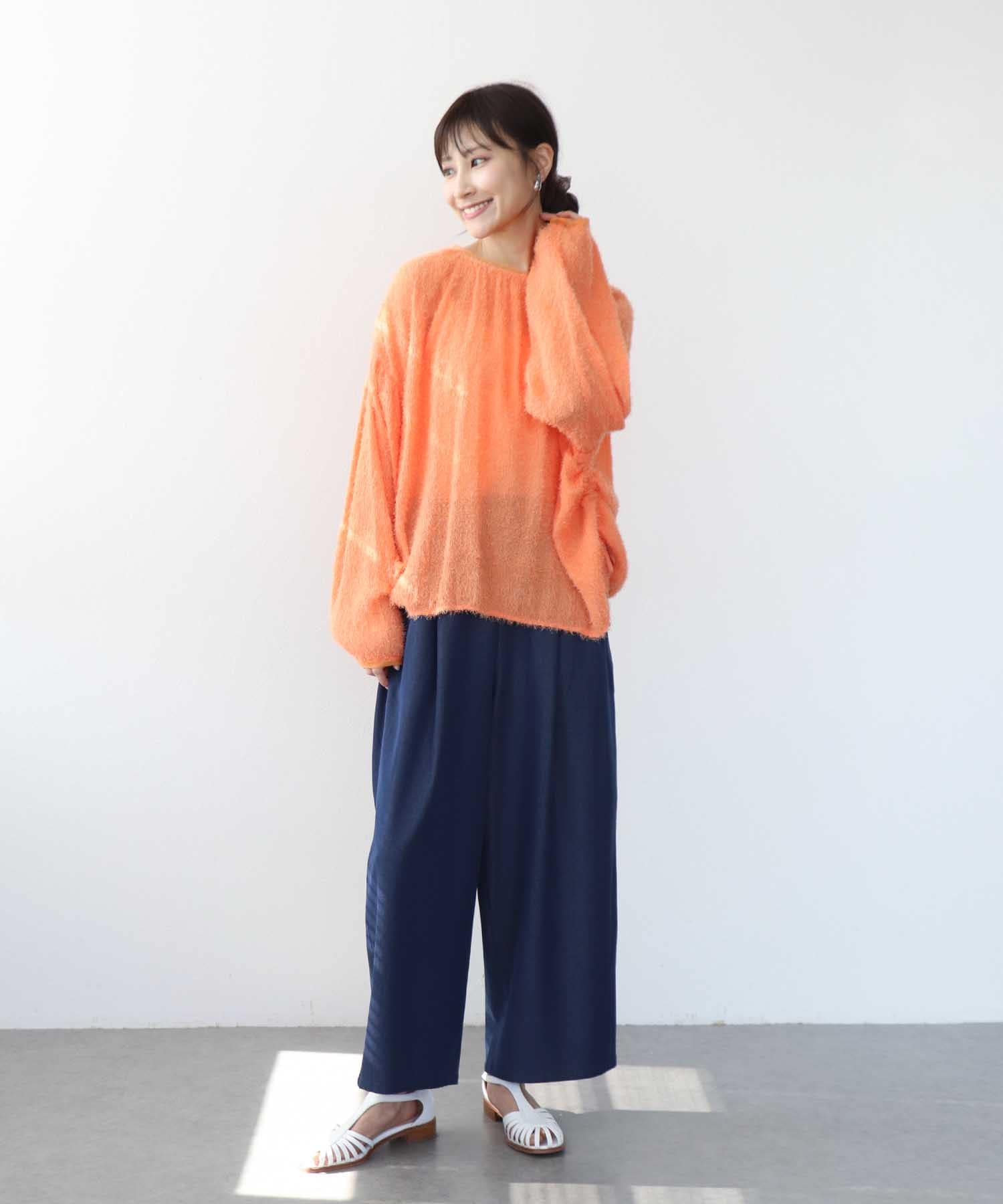 楊柳シャギーブラウス