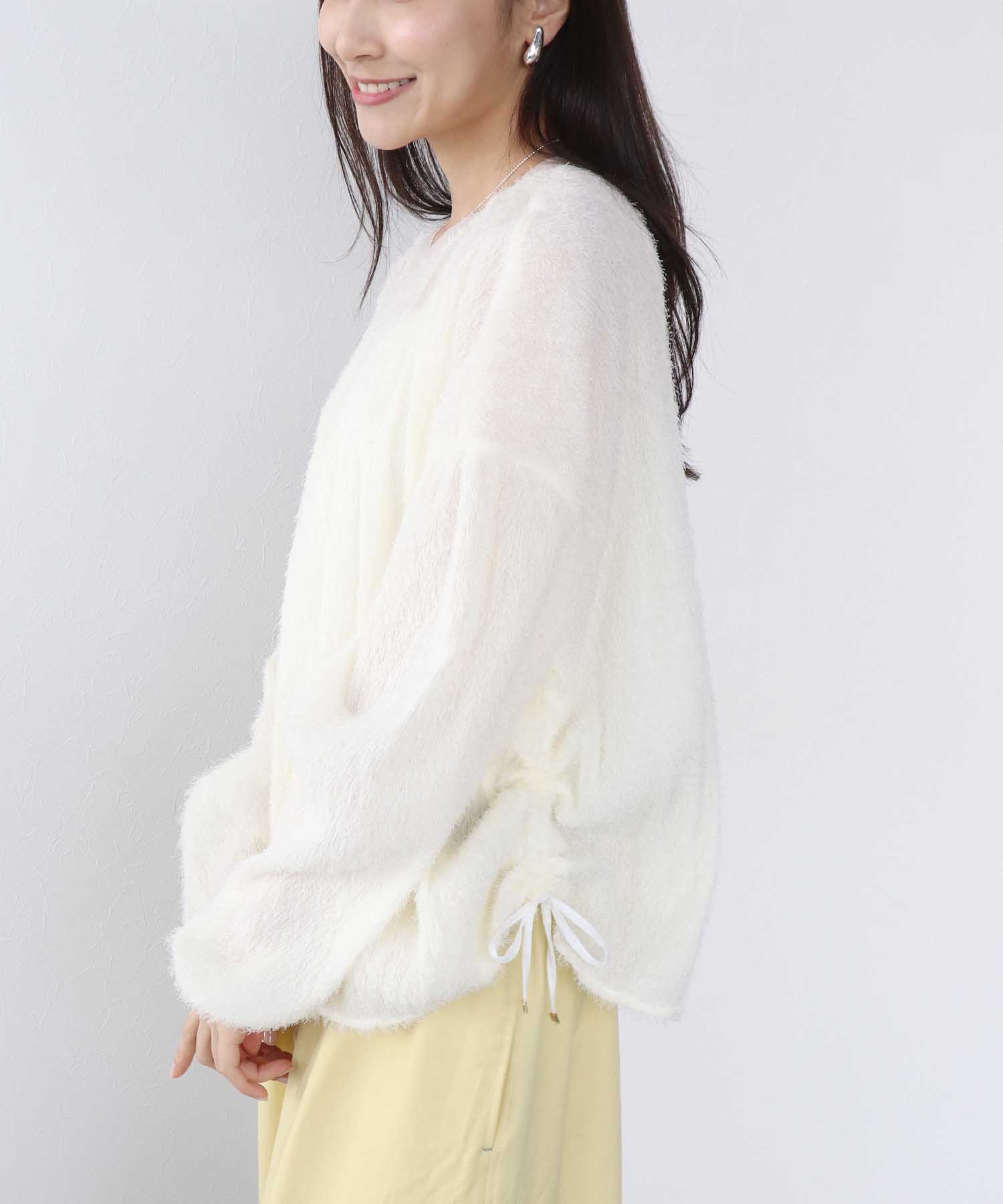 楊柳シャギーブラウス