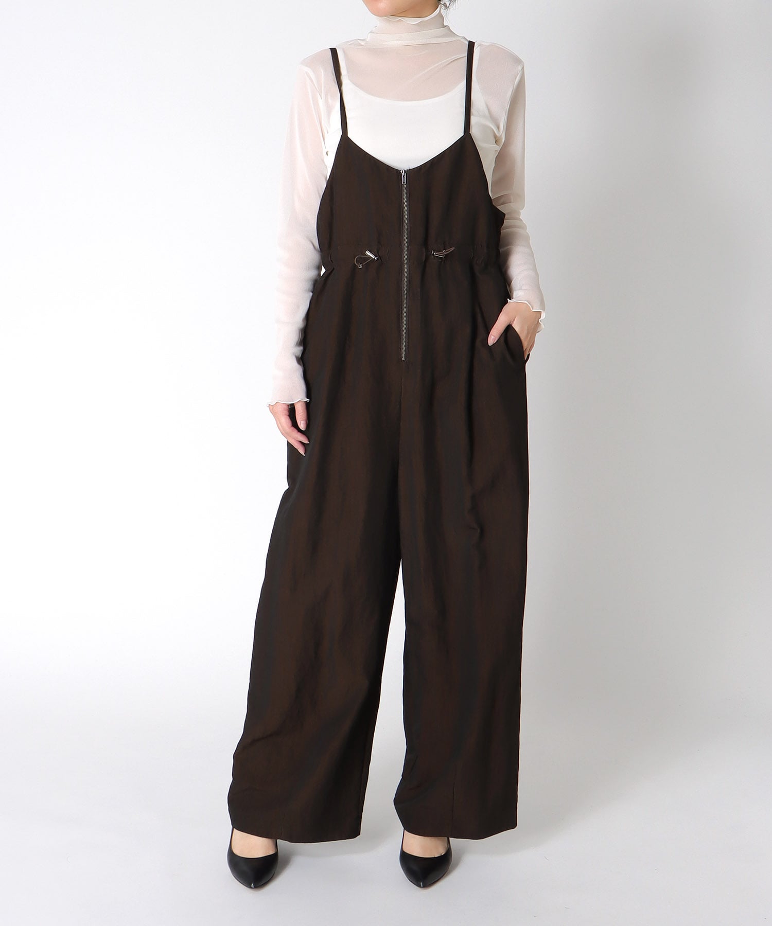 2wayキャミサロペット