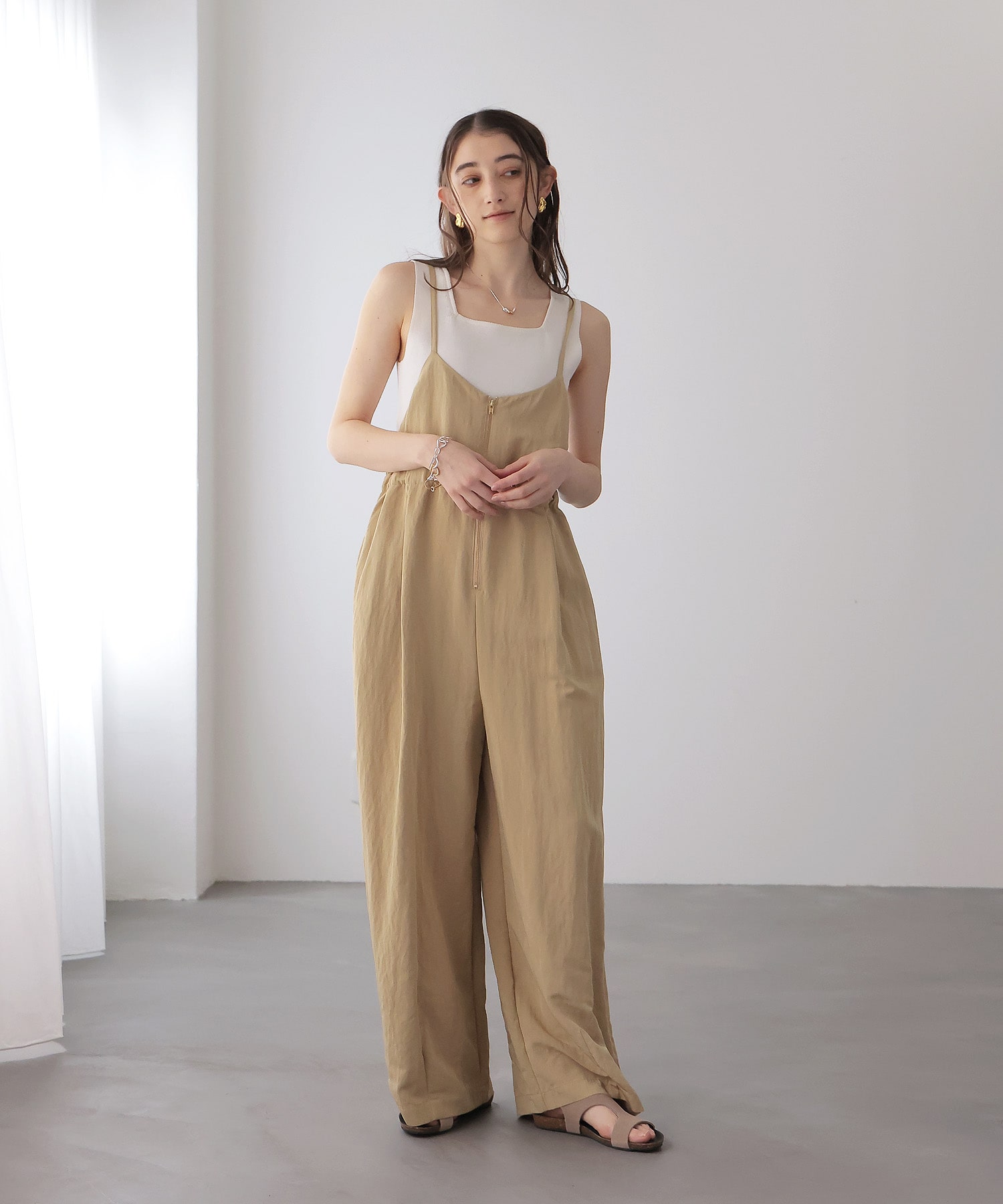 2wayキャミサロペット