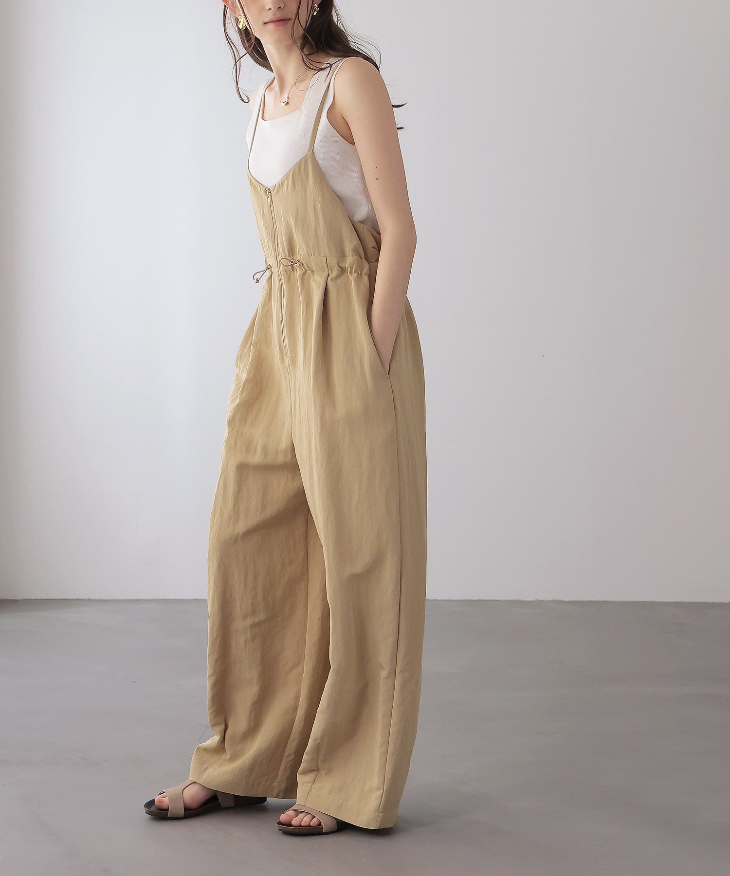 2wayキャミサロペット