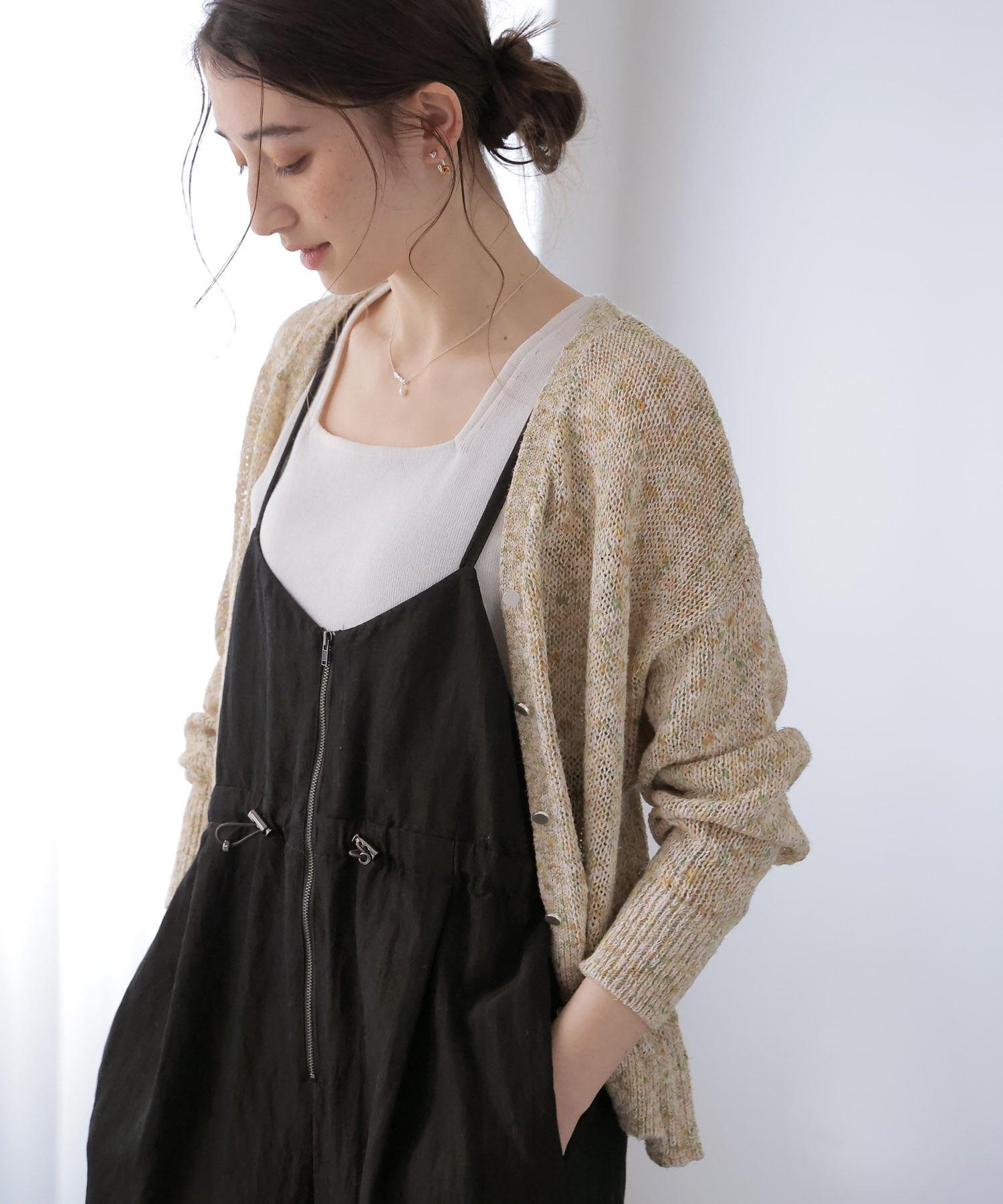 2wayキャミサロペット