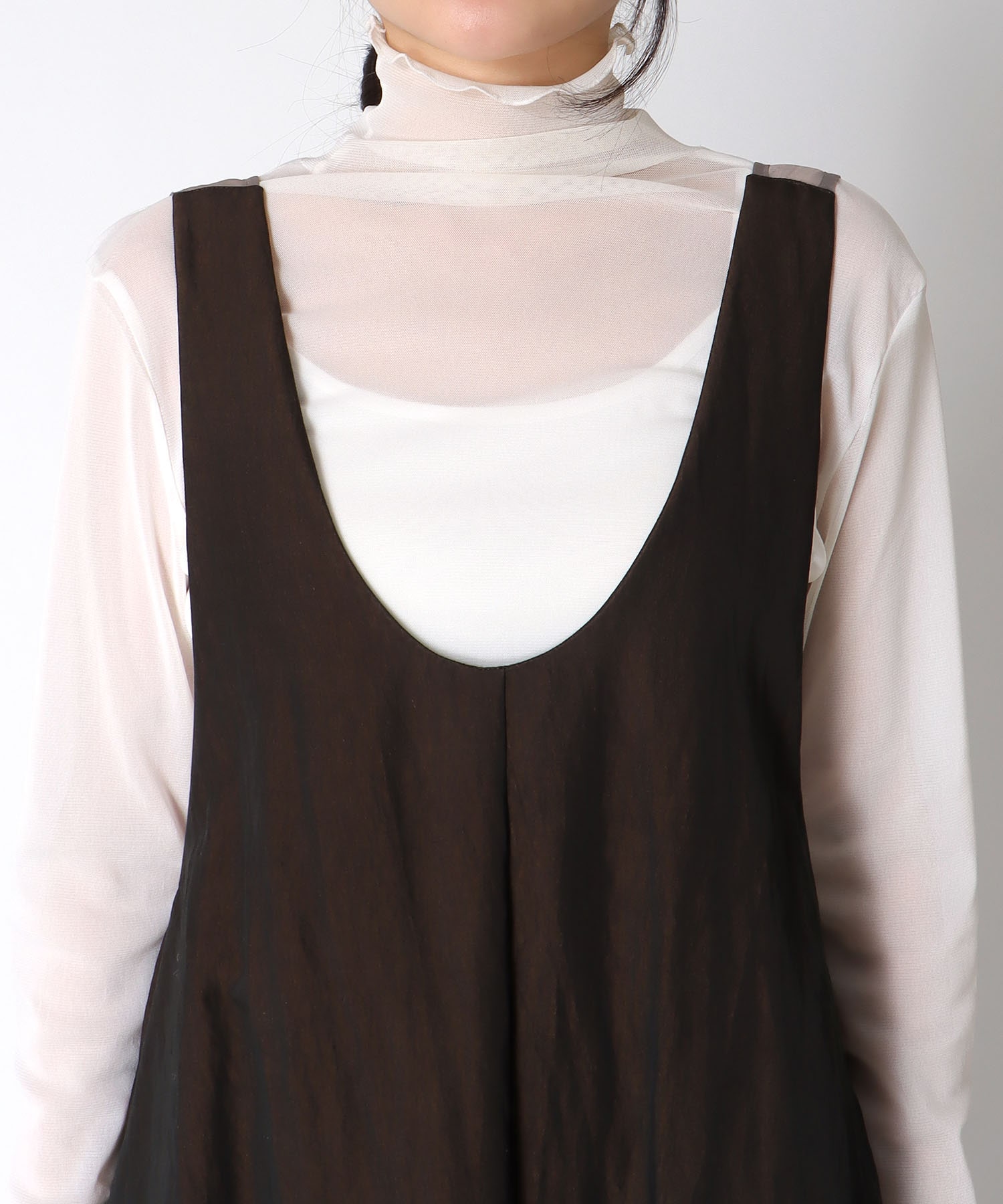 前後2wayノースリーブワンピース