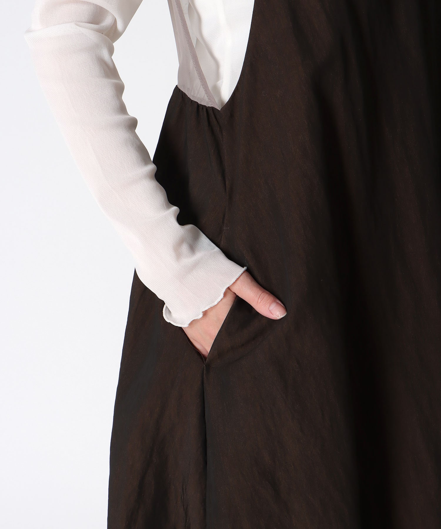 前後2wayノースリーブワンピース