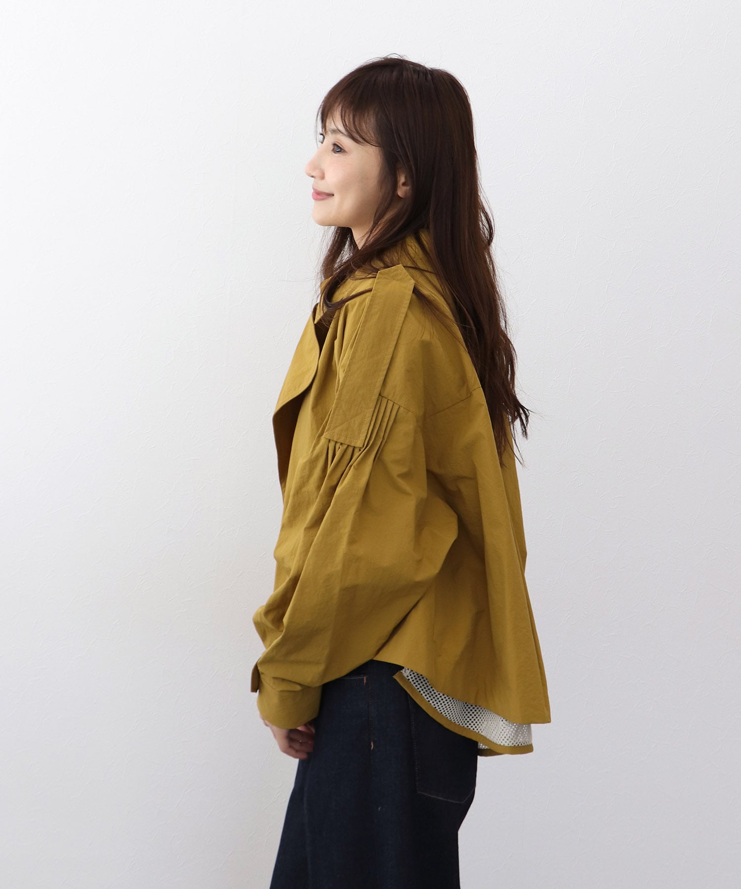 テントラインショート丈トレンチコート | AND ON JIONE STORE