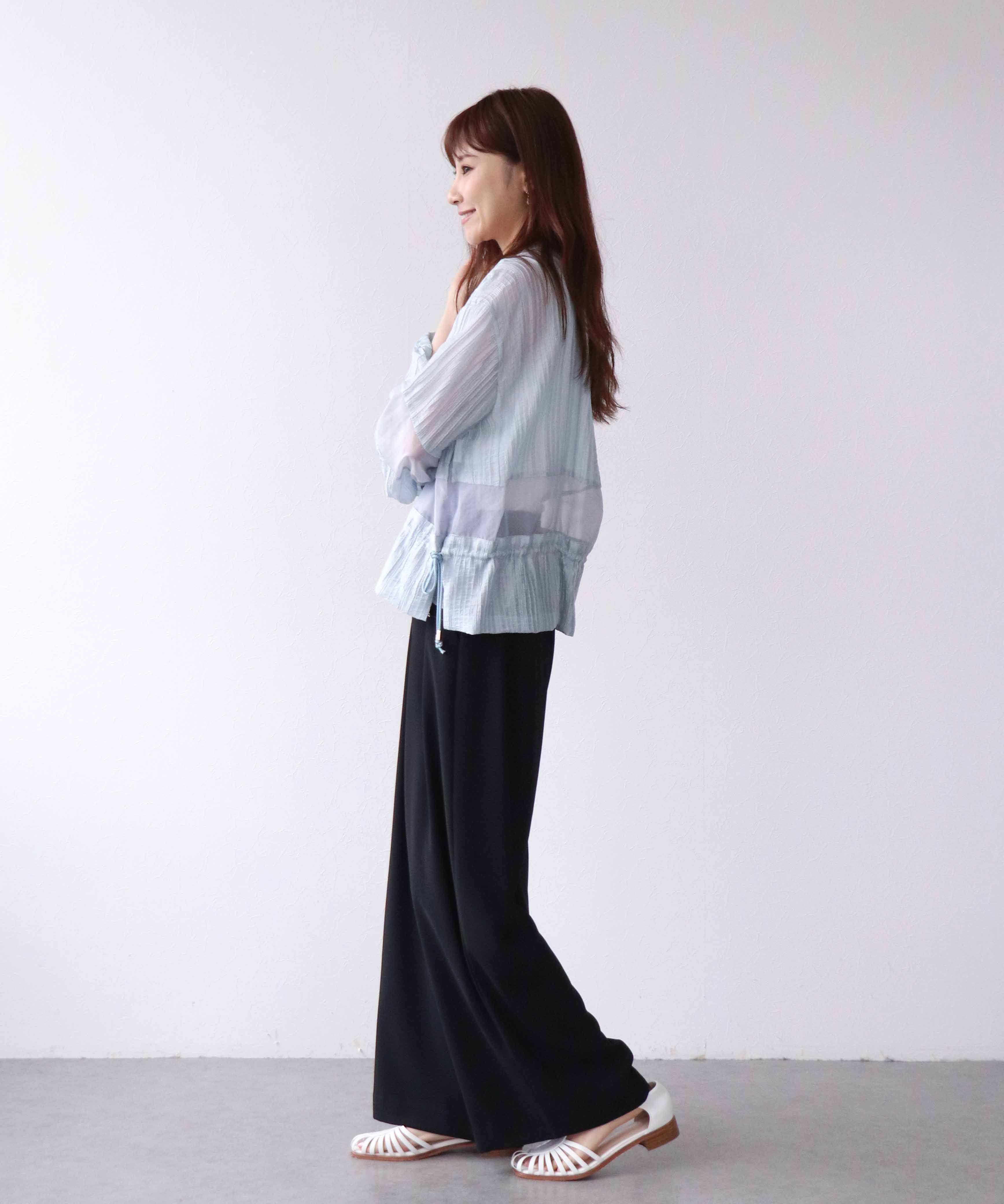 グロッシーワッシャーブルゾン