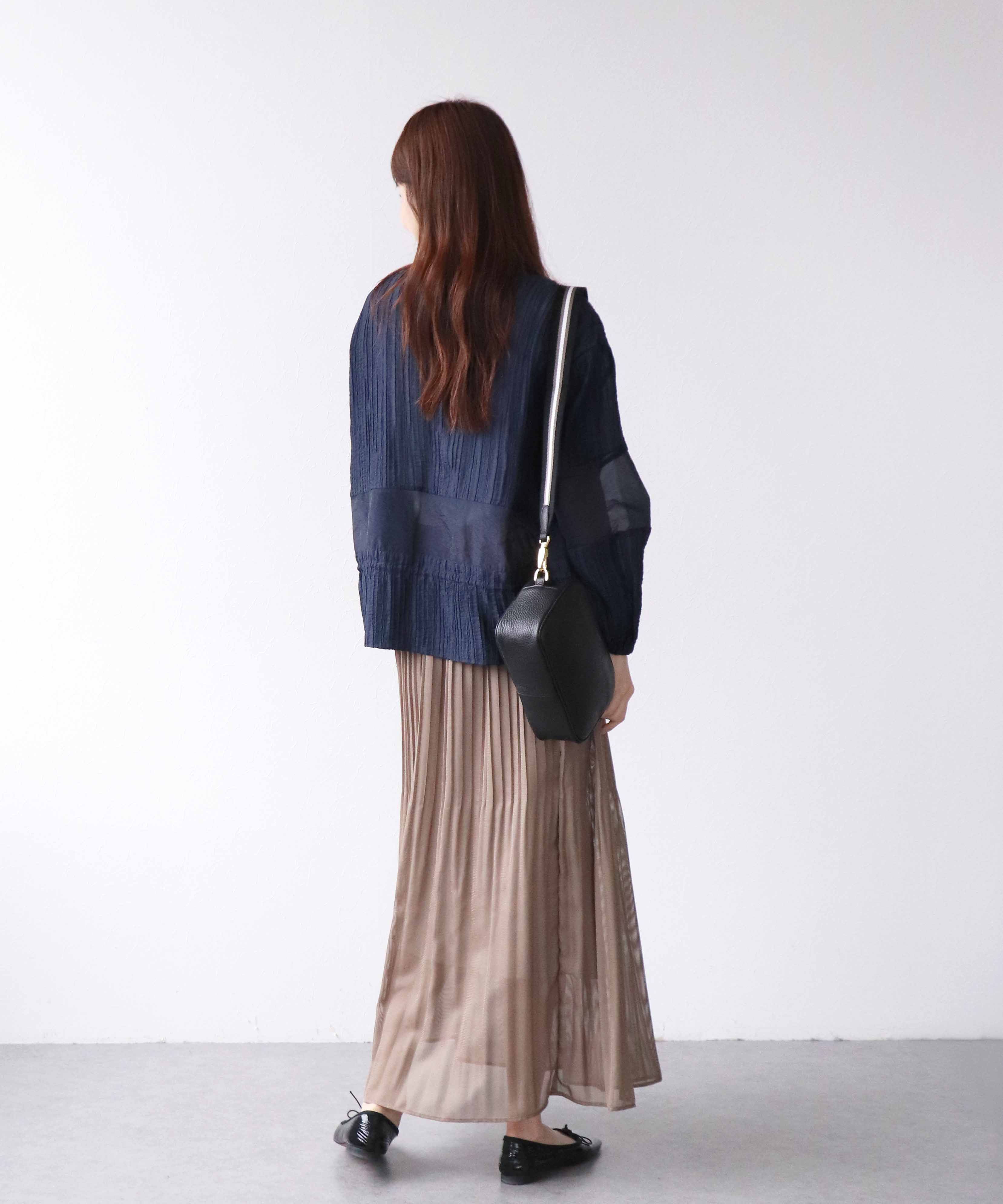 グロッシーワッシャーブルゾン