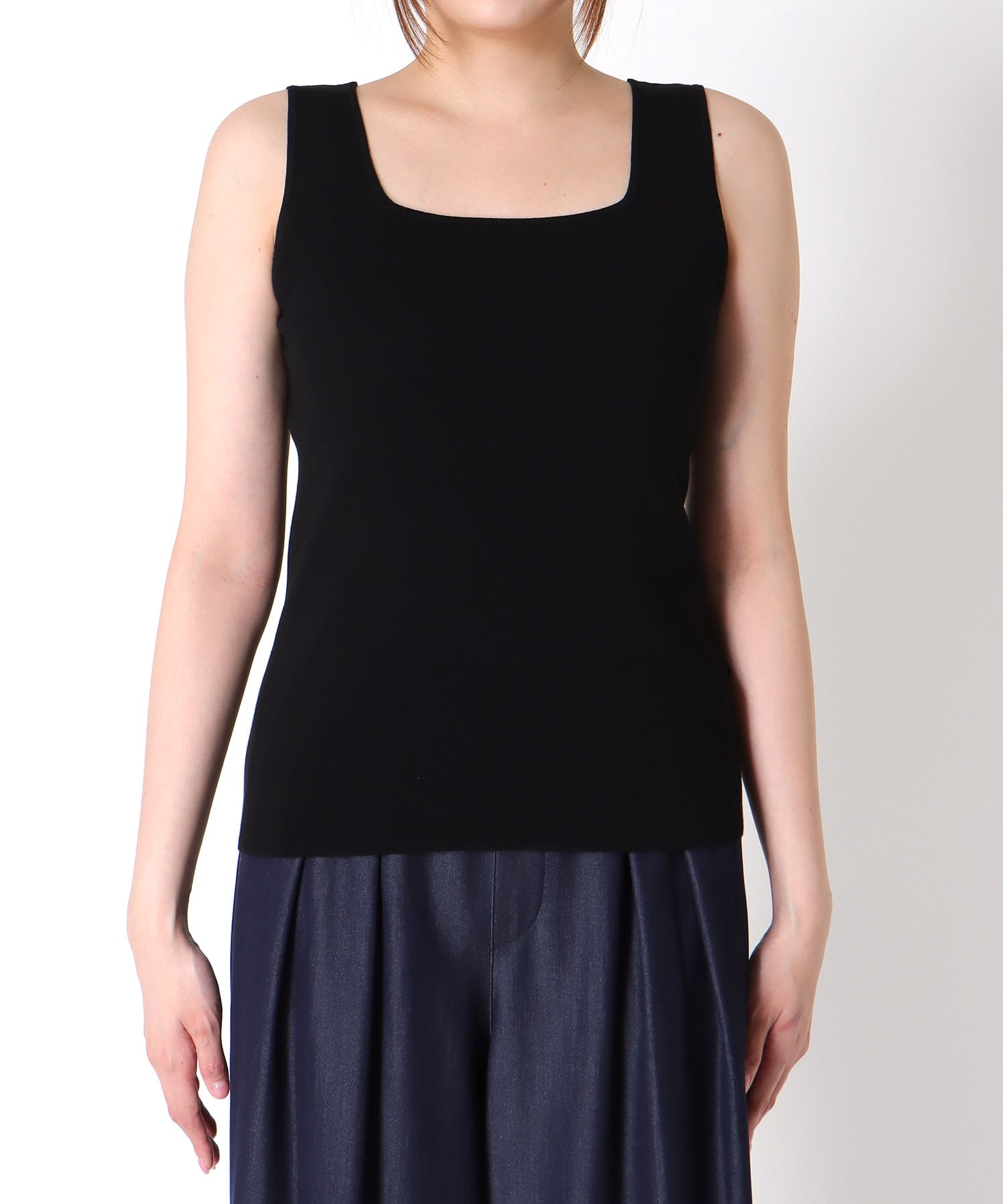 前後2wayスクエアタンクトップ