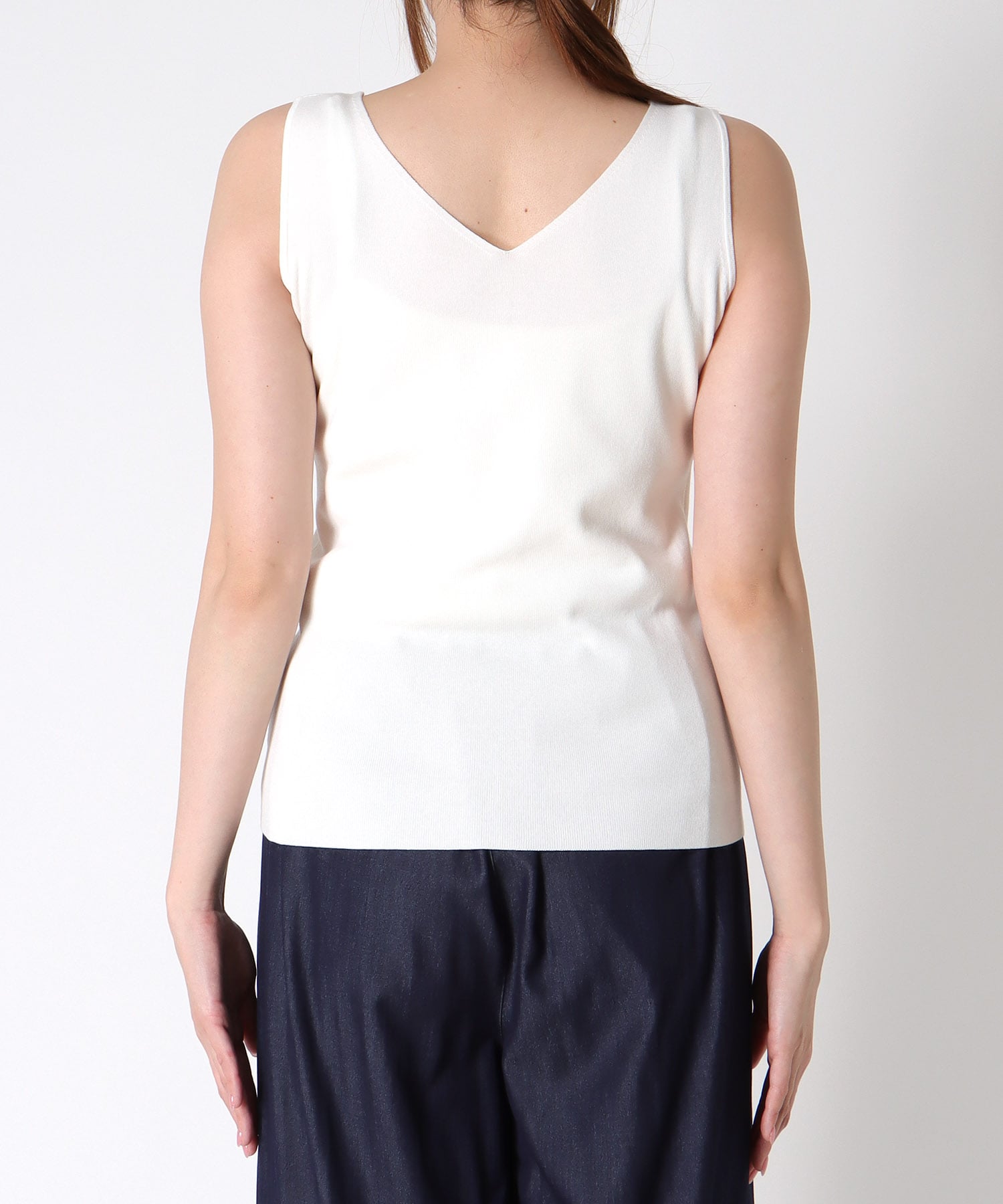 前後2wayスクエアタンクトップ