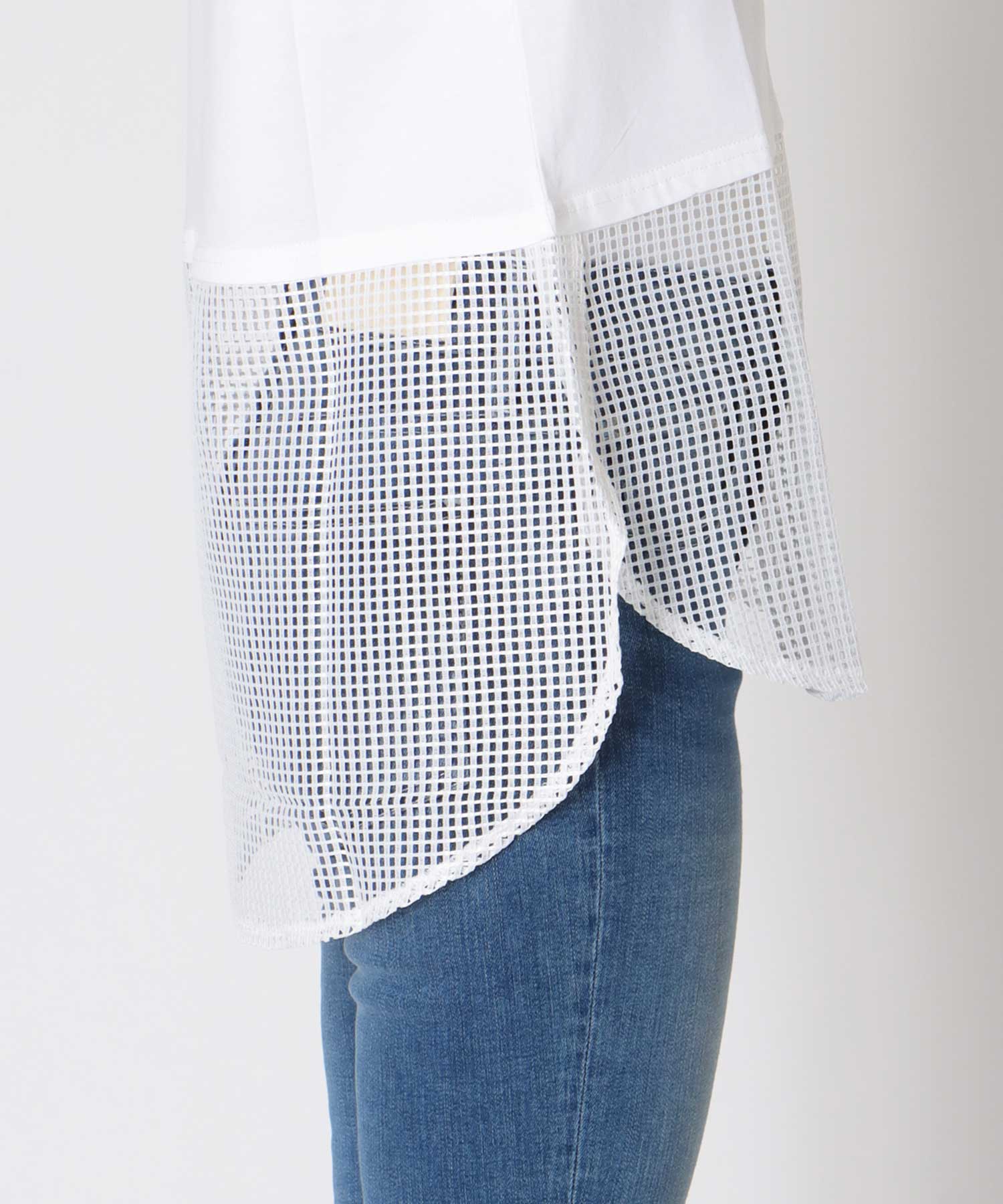 レイヤード柄タンクトップ