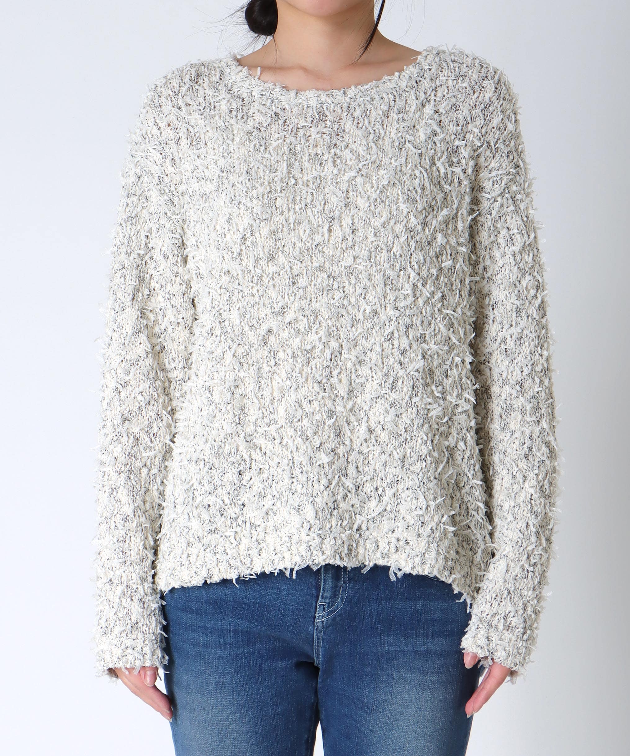 リボンチュールニット