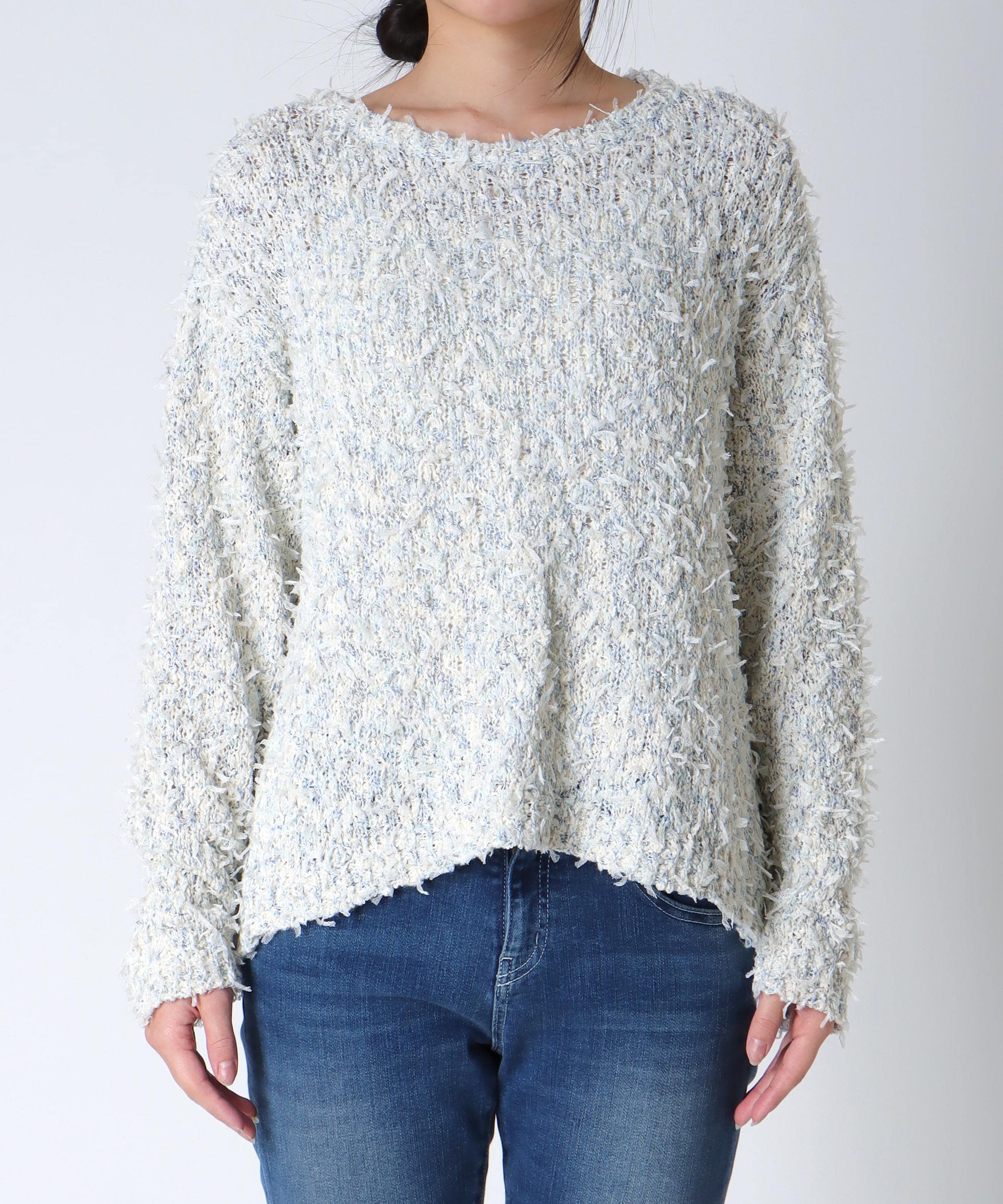 リボンチュールニット