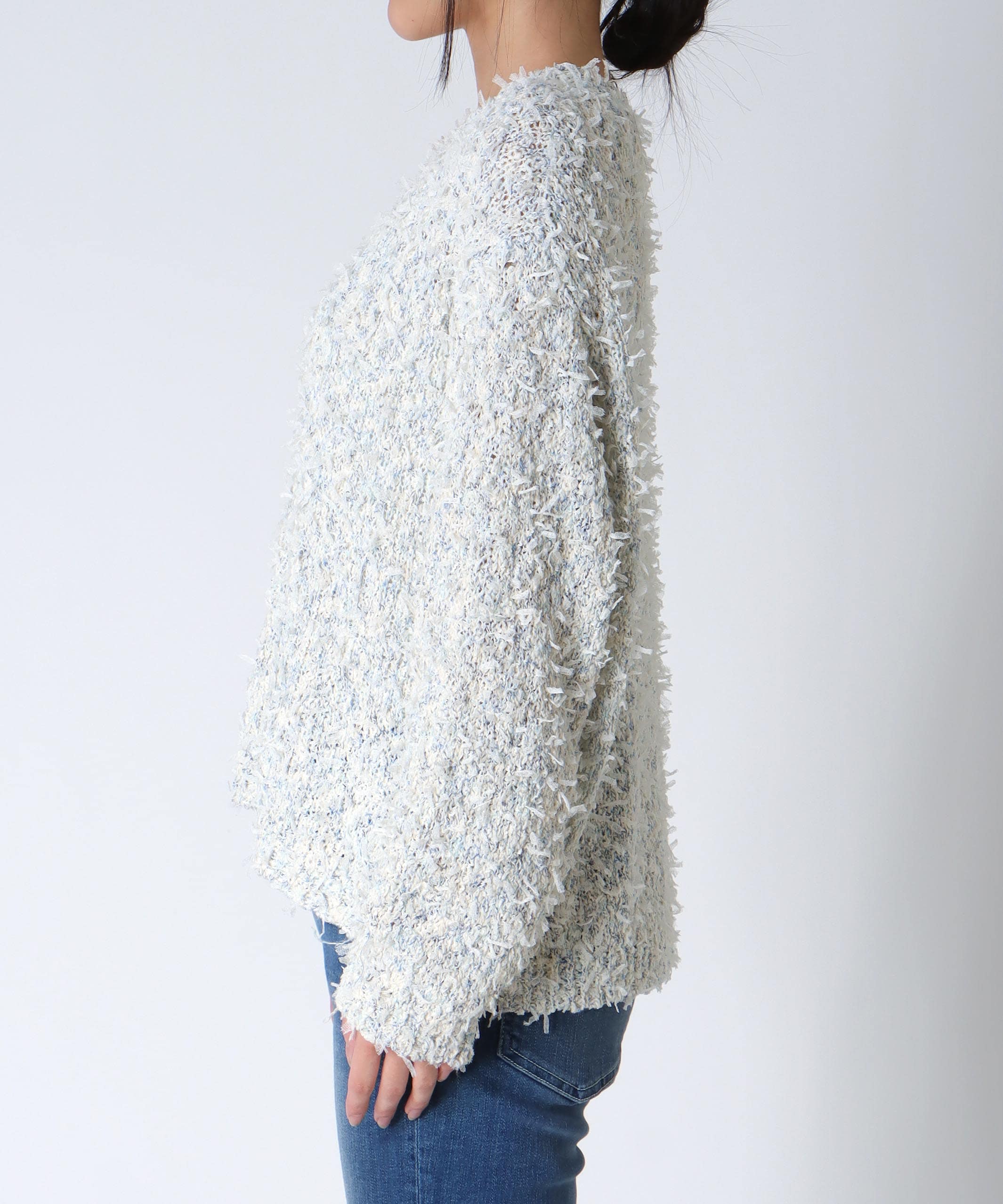 リボンチュールニット