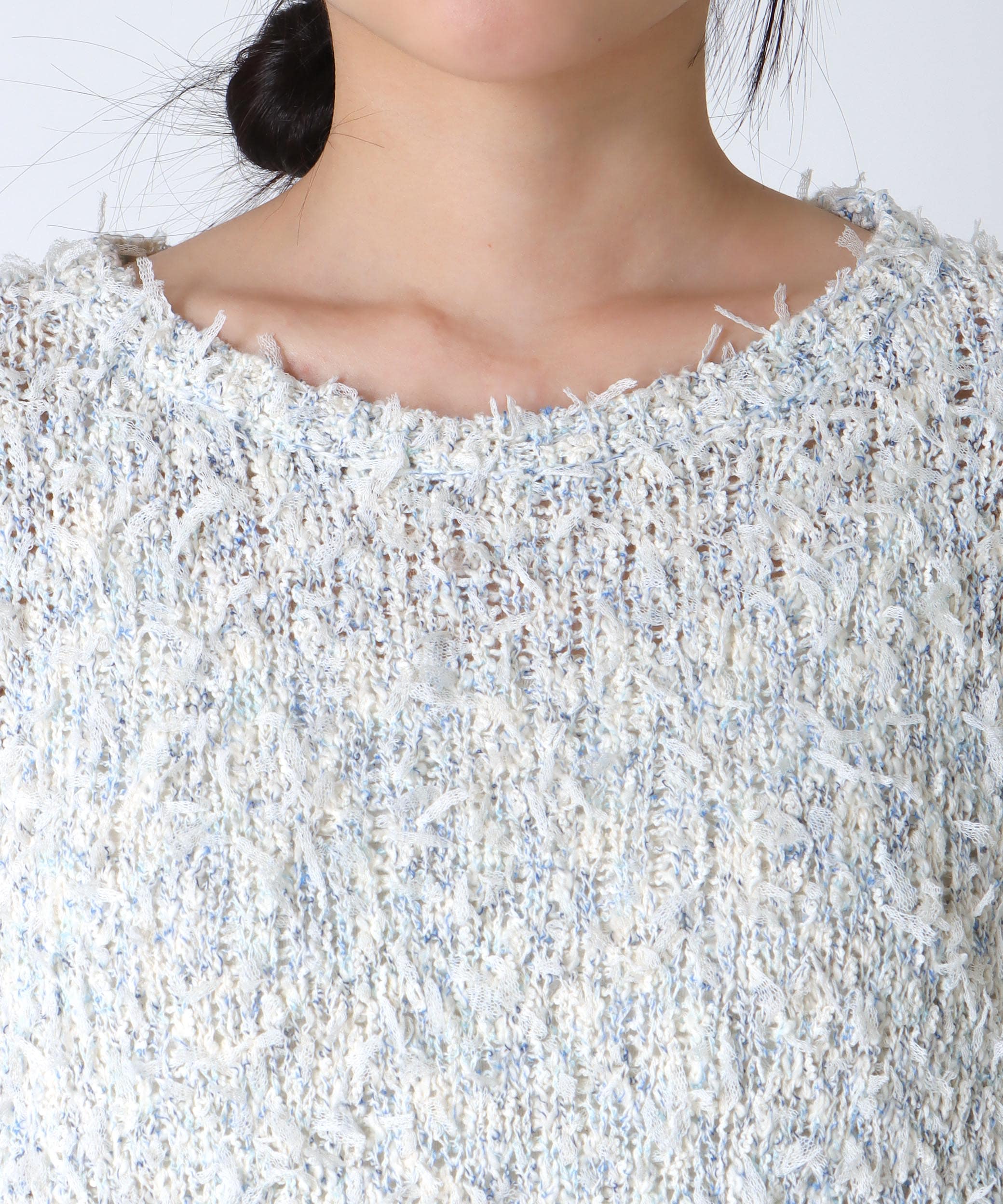 リボンチュールニット