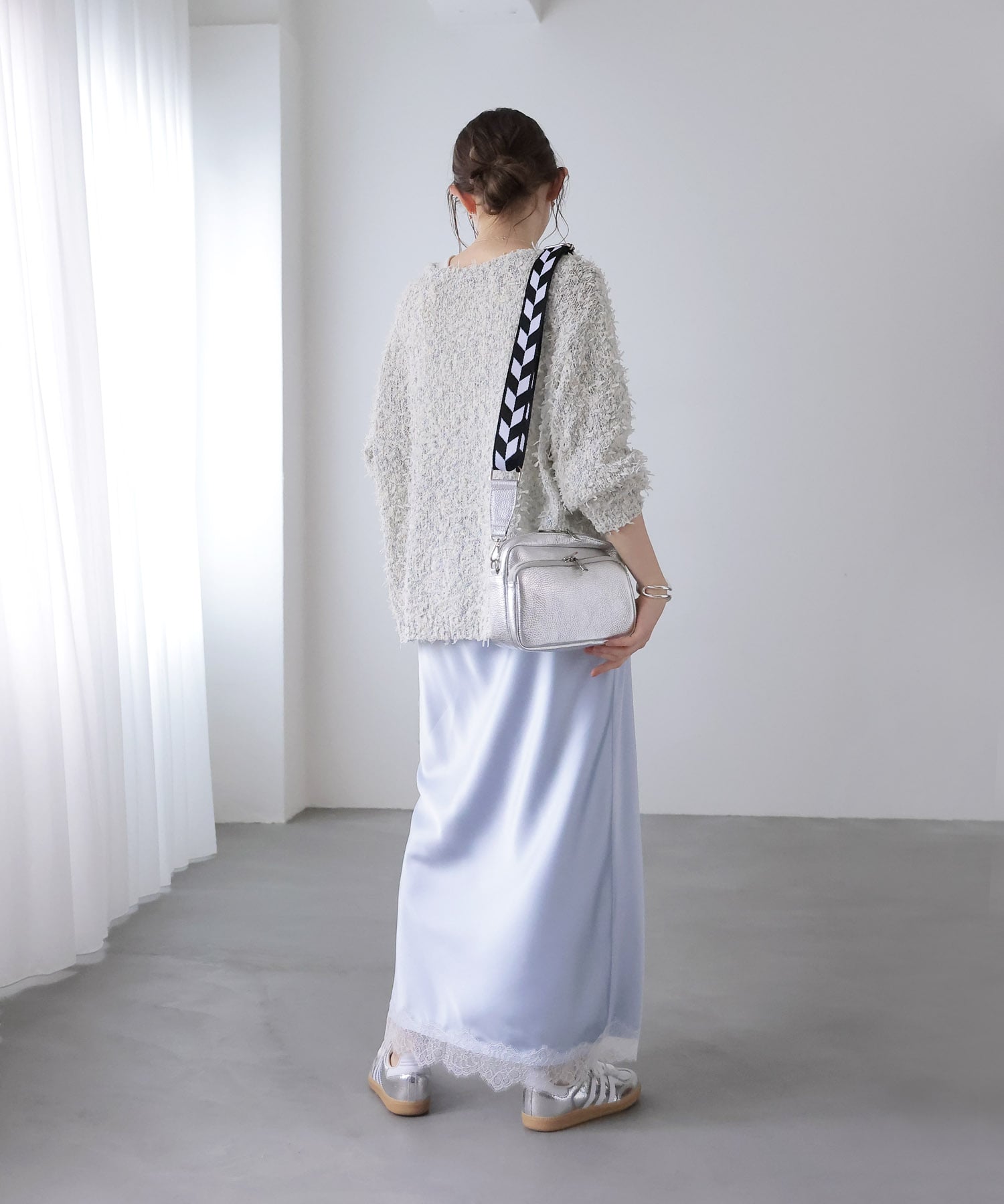 リボンチュールニット