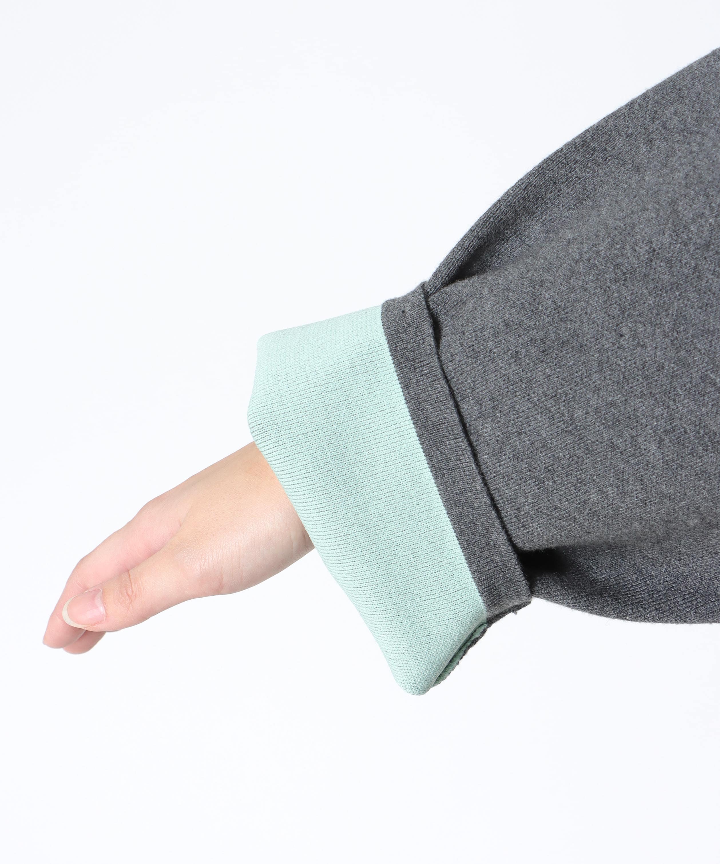 ダブルフェイスドルマンカーディガン