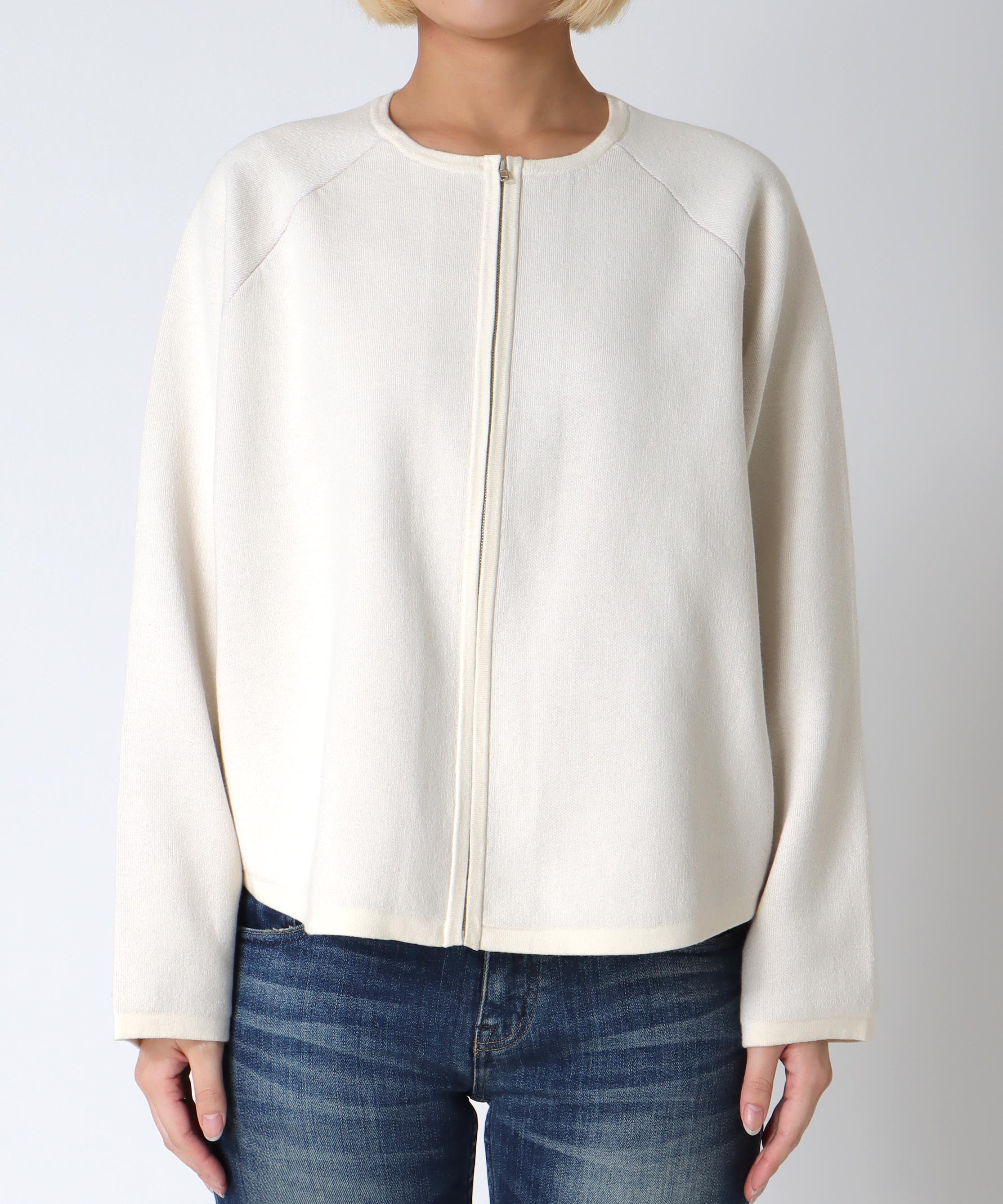 ダブルフェイスドルマンカーディガン