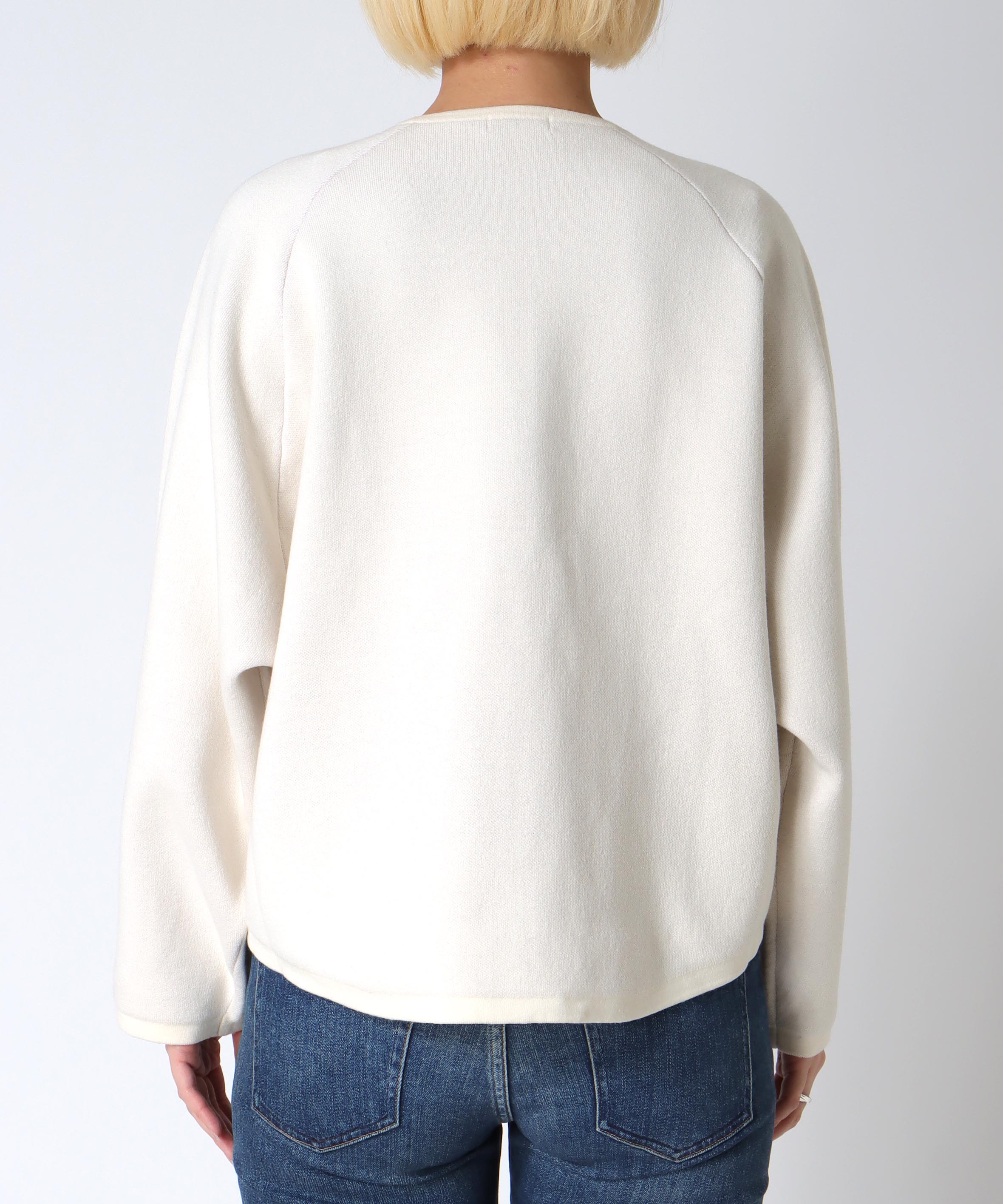 ダブルフェイスドルマンカーディガン