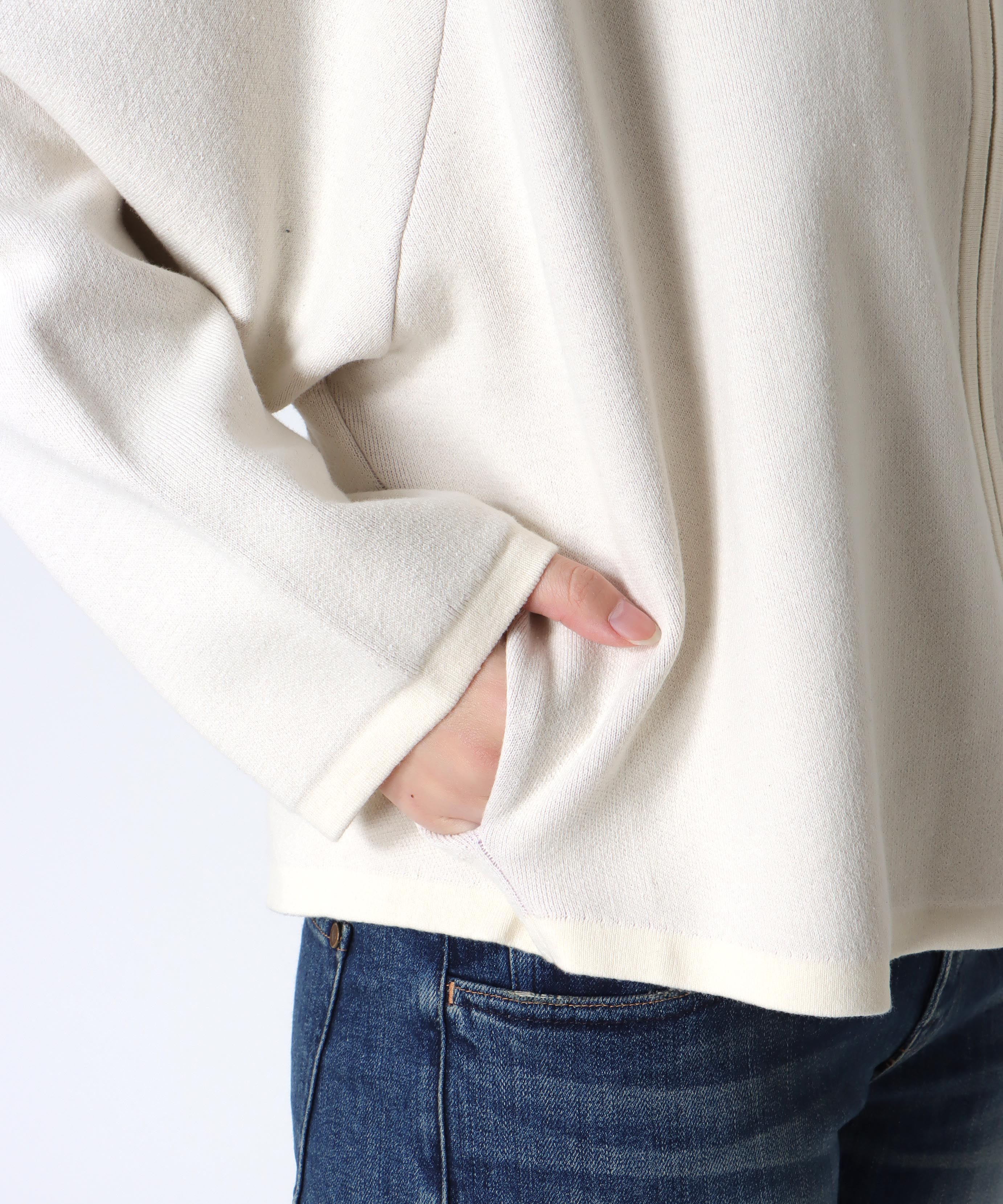 ダブルフェイスドルマンカーディガン