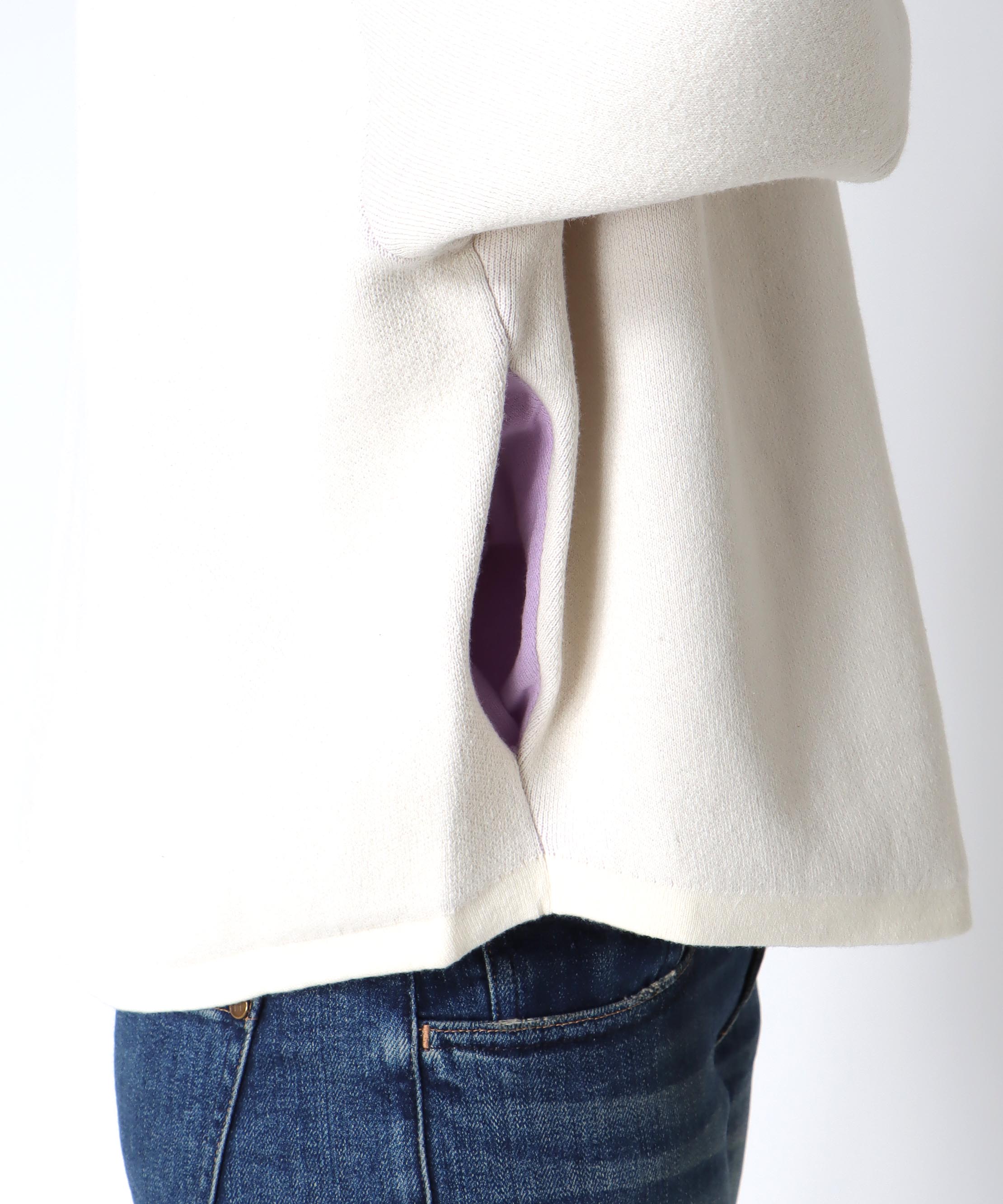 ダブルフェイスドルマンカーディガン