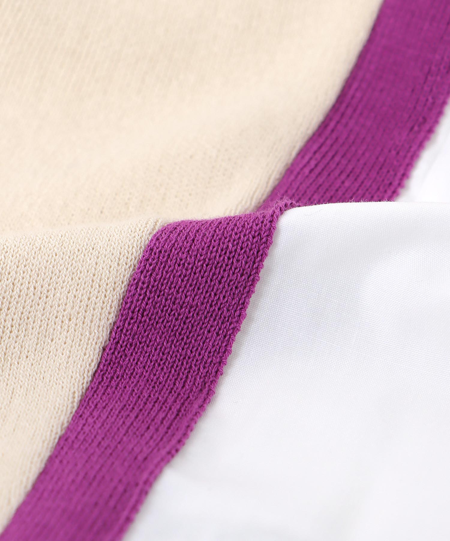 バックプリーツドッキングニット