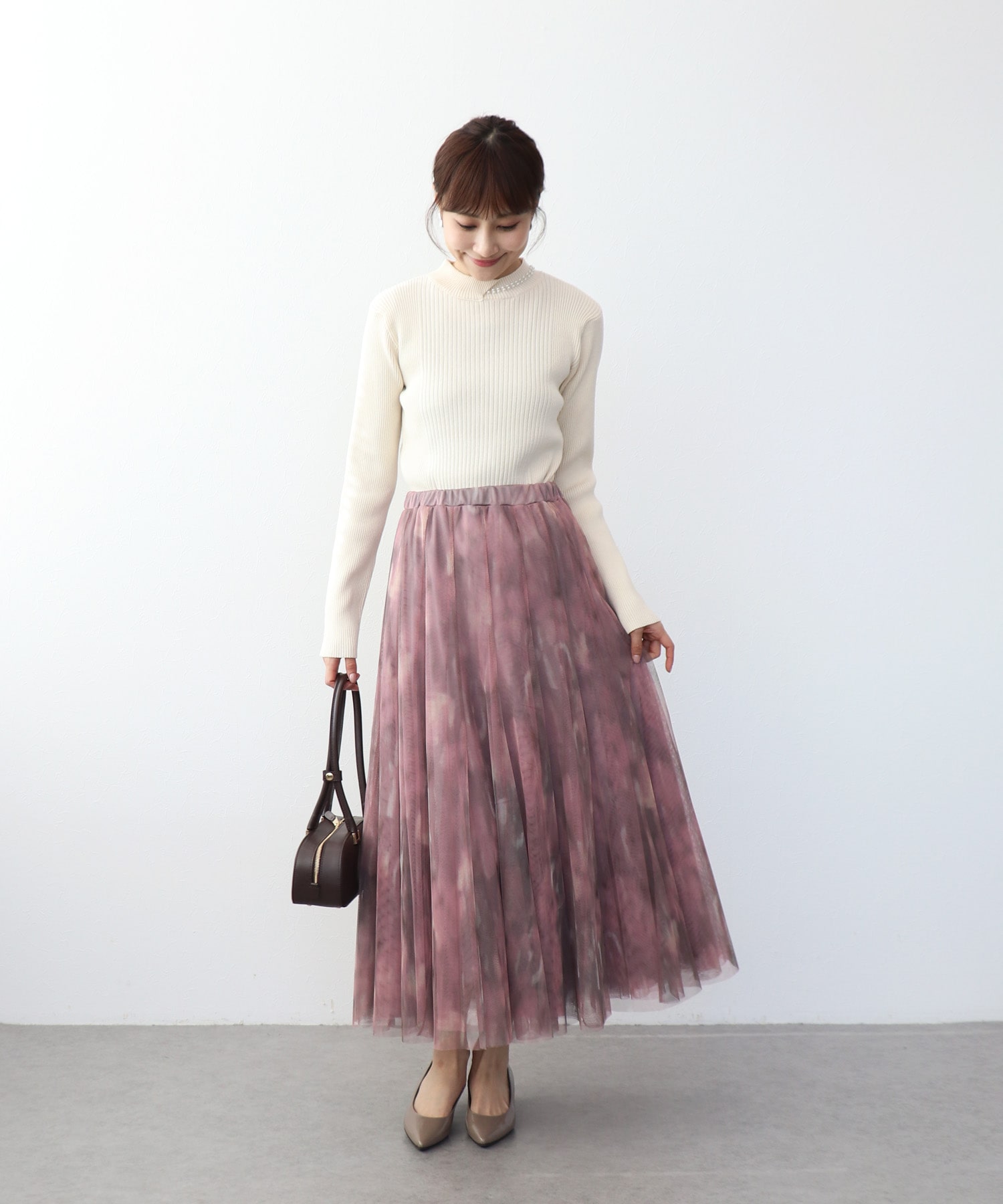 ファジーチュールスカート