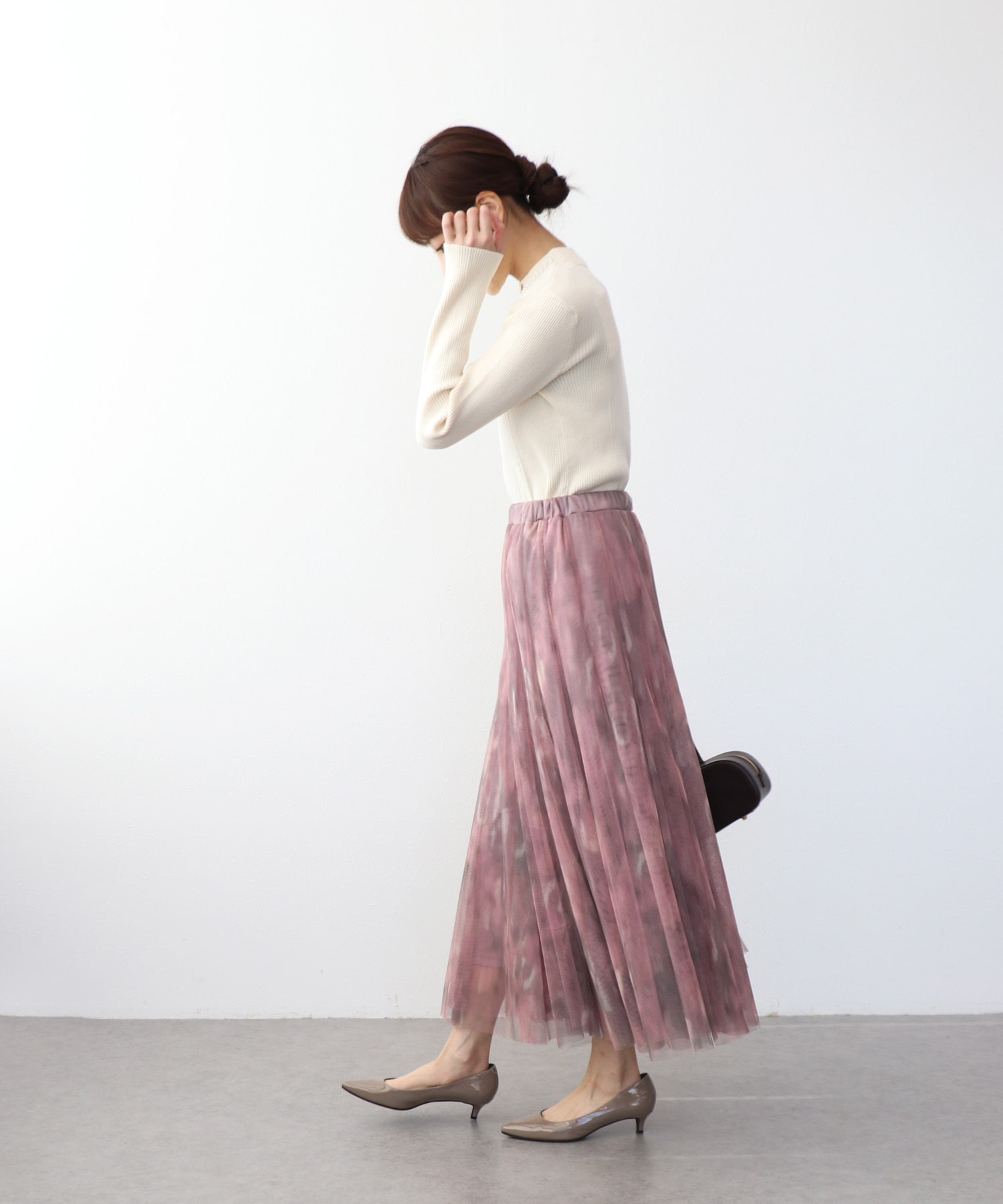 ファジーチュールスカート