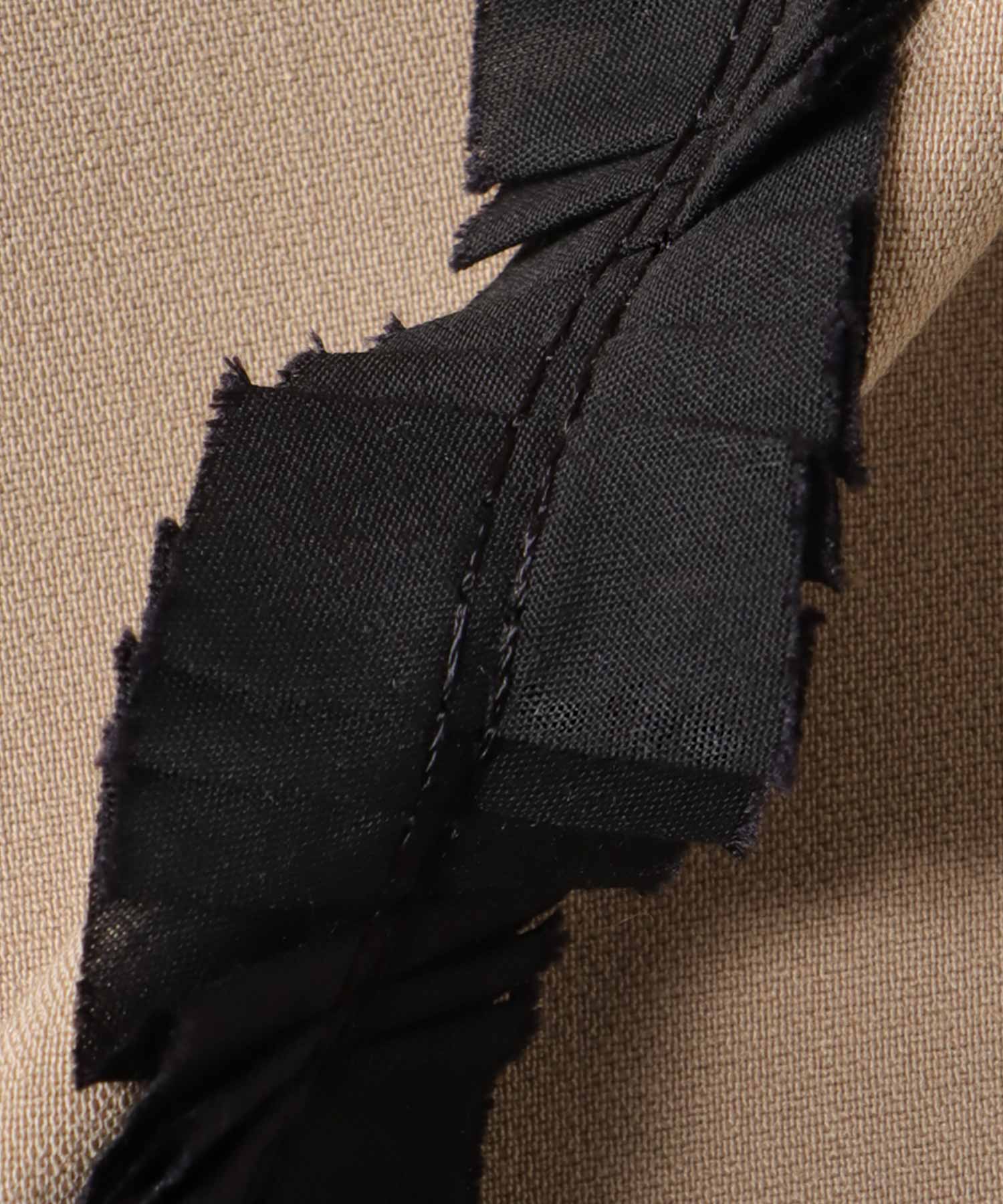 サイドプリーツワイドパンツ