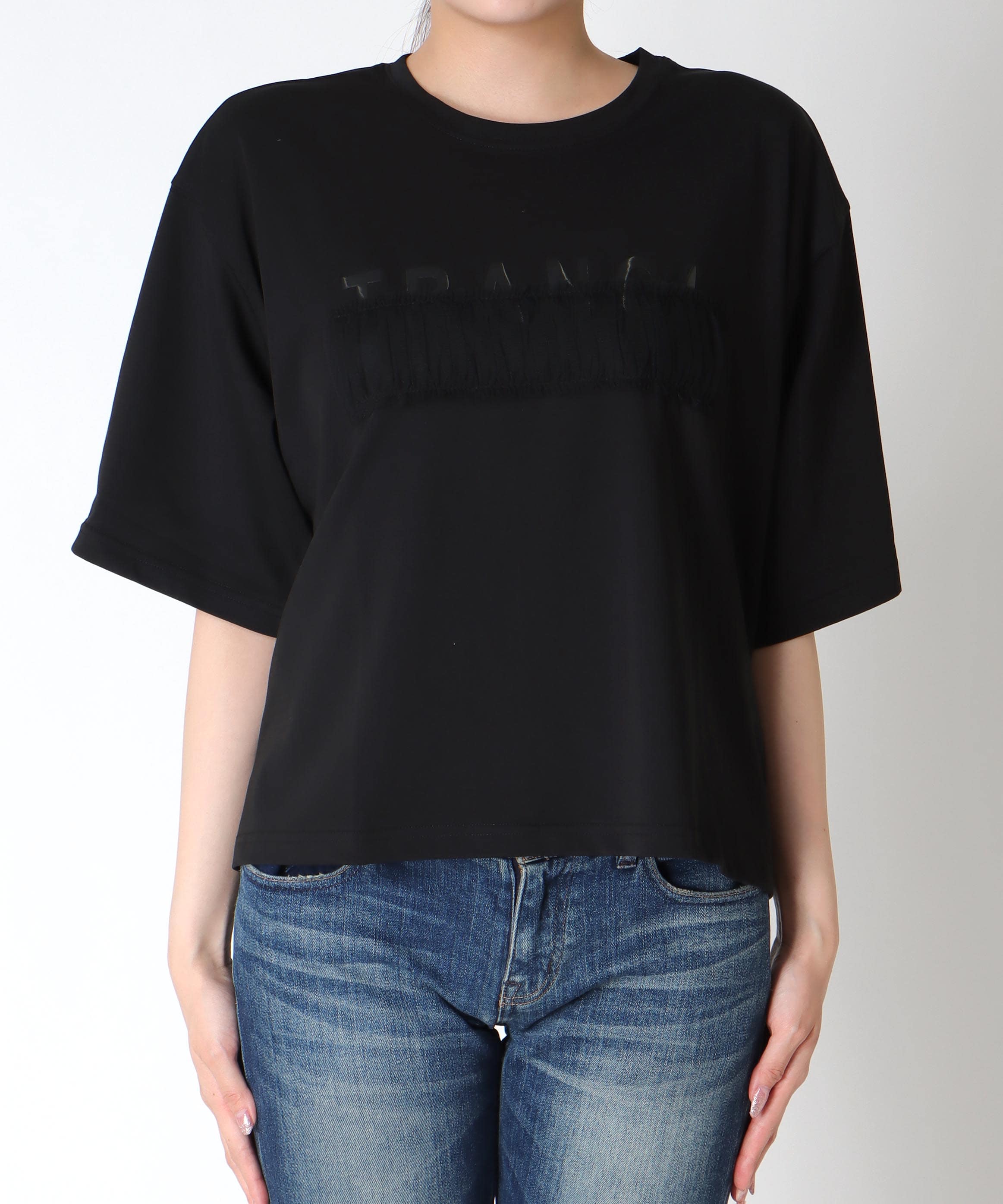 TRANOIワイドTシャツ