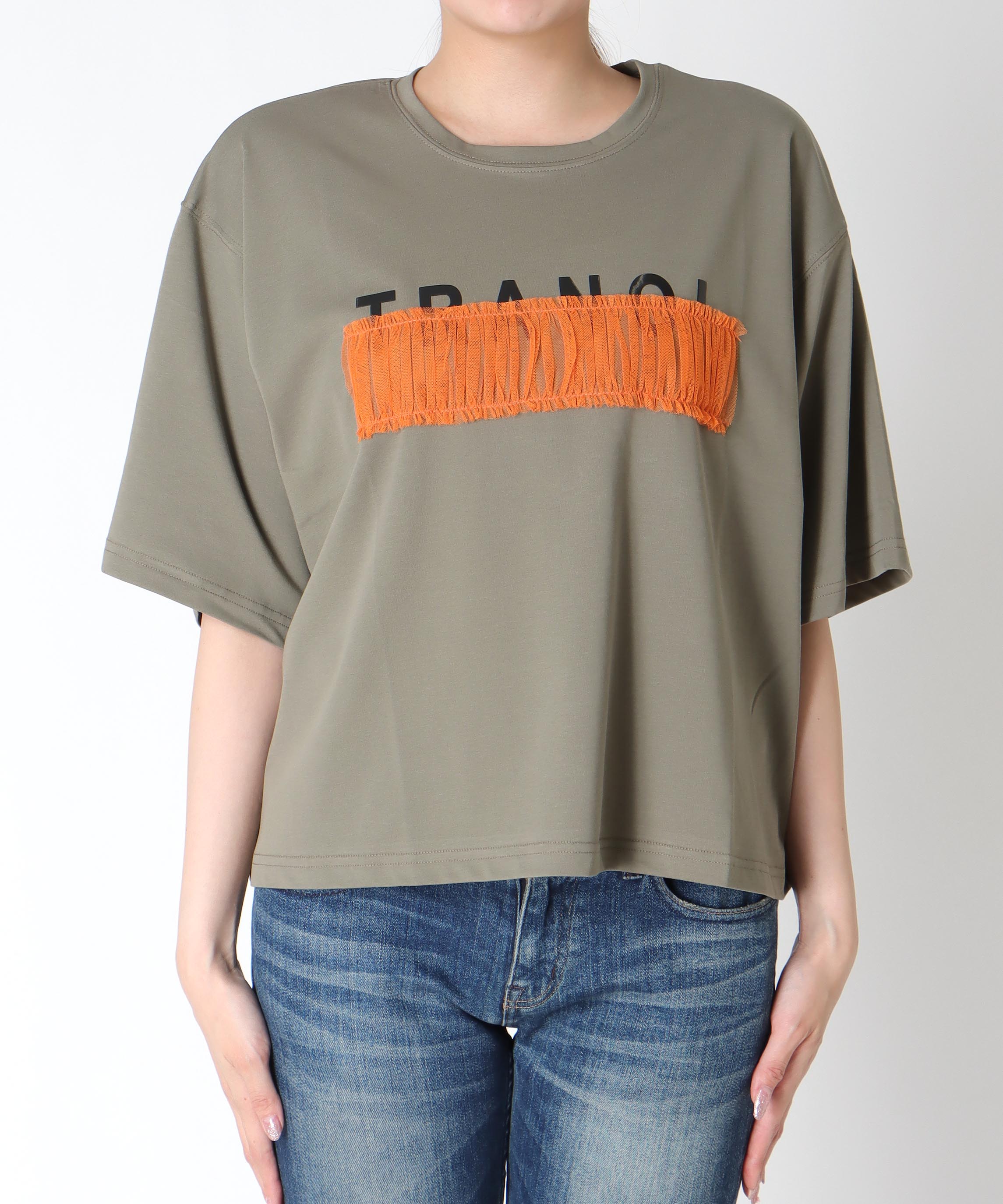 TRANOIワイドTシャツ