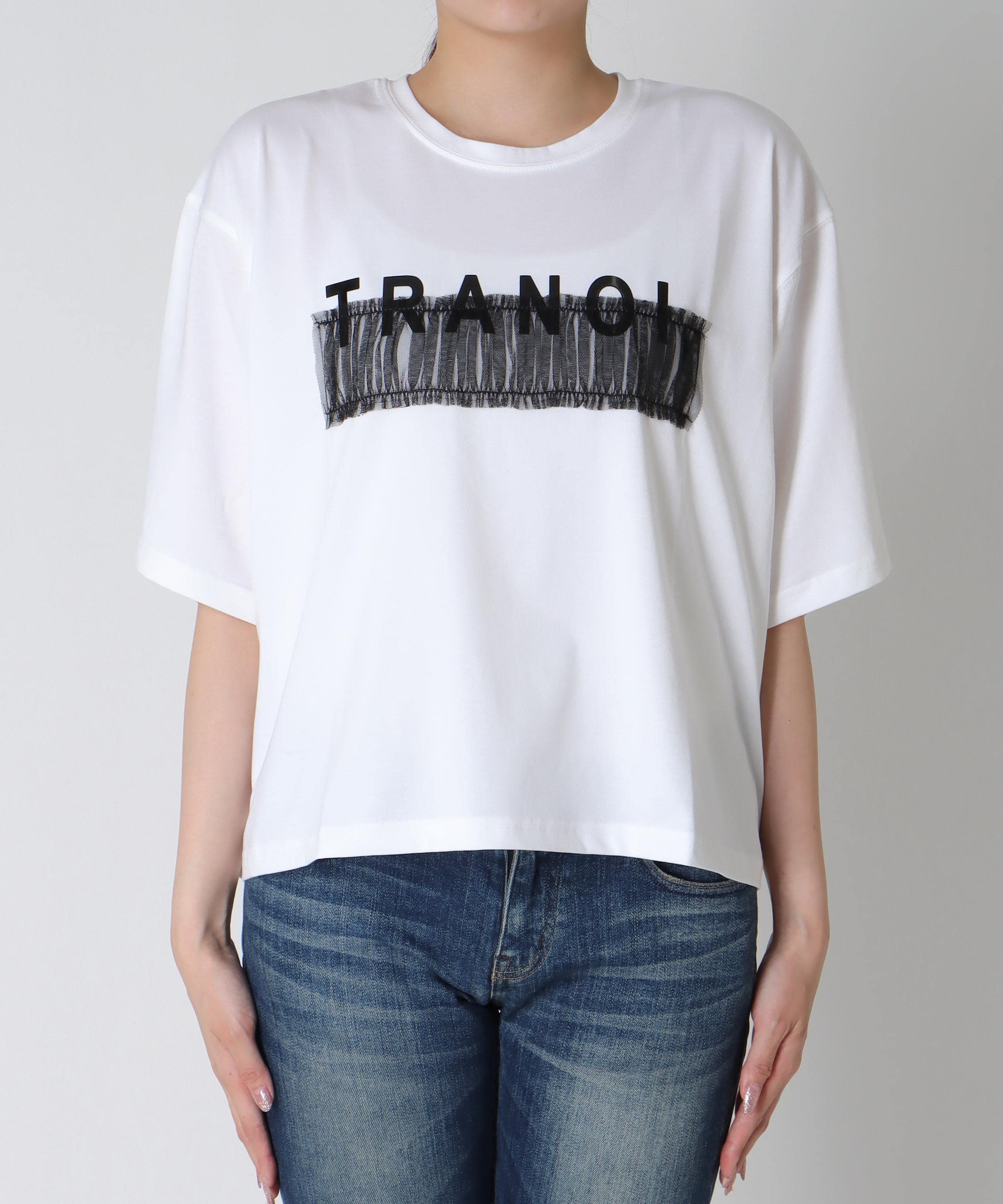TRANOIワイドTシャツ