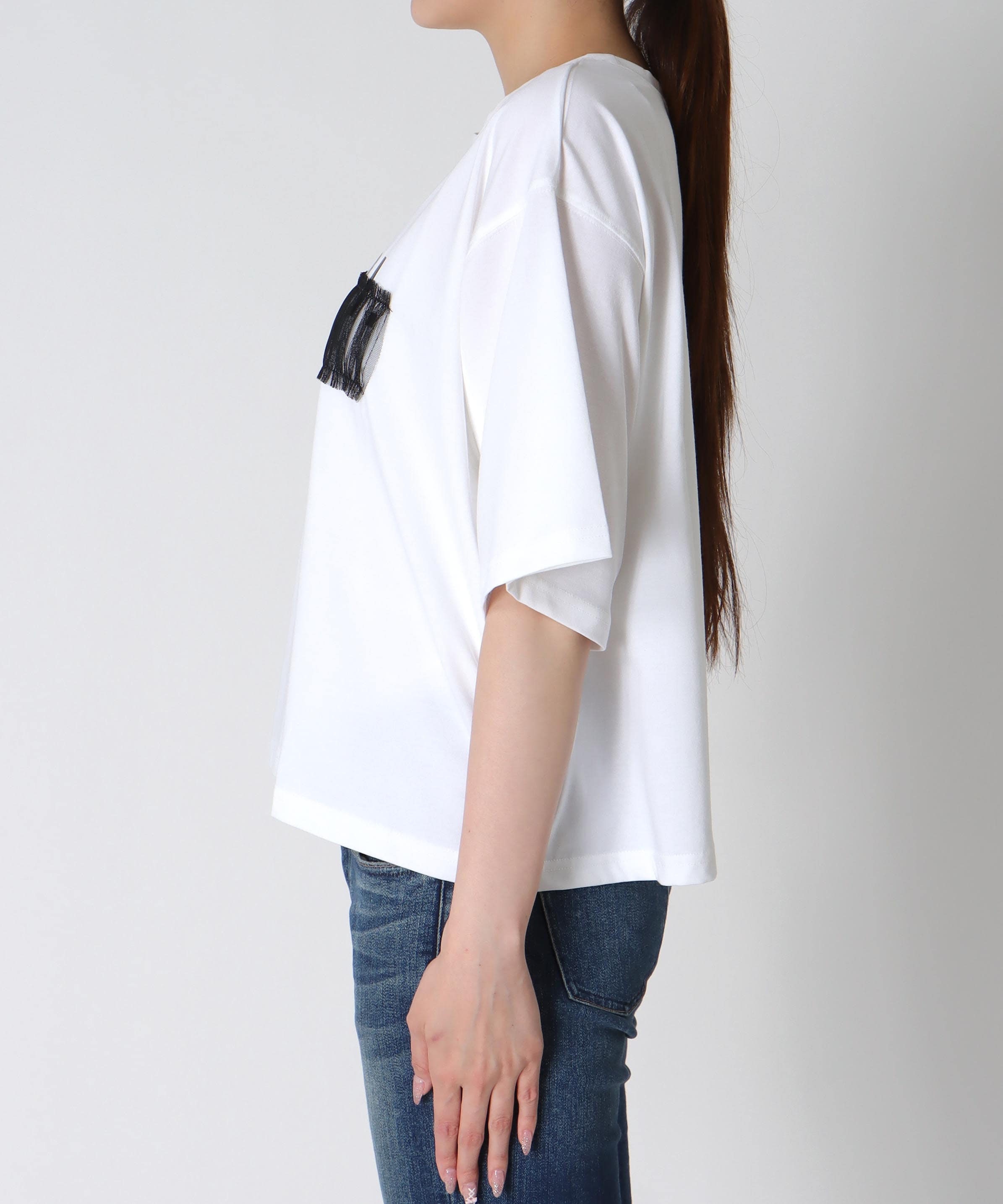 TRANOIワイドTシャツ