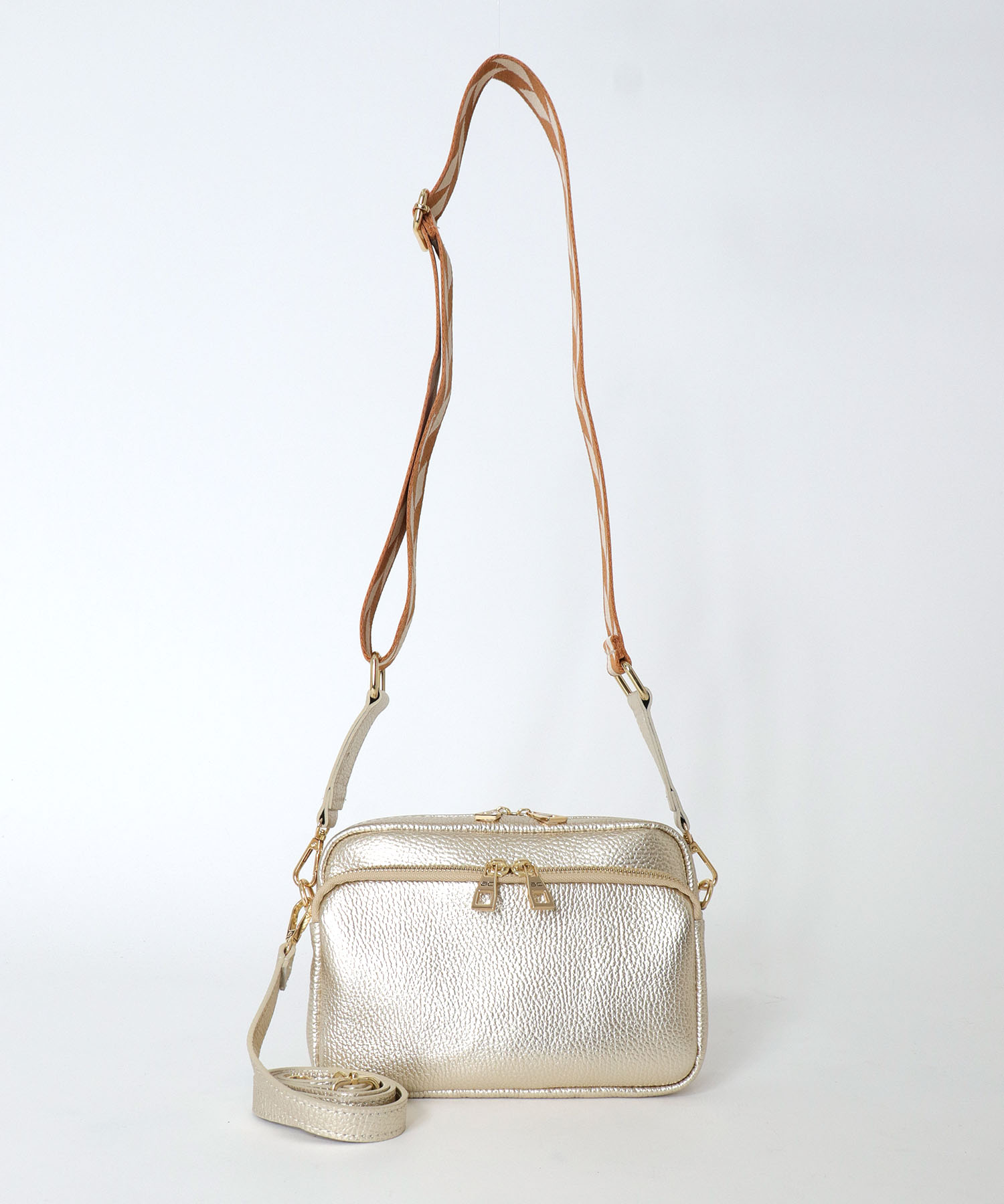 aleather metallic bag【andrea cardone/アンドレアカルドネ】