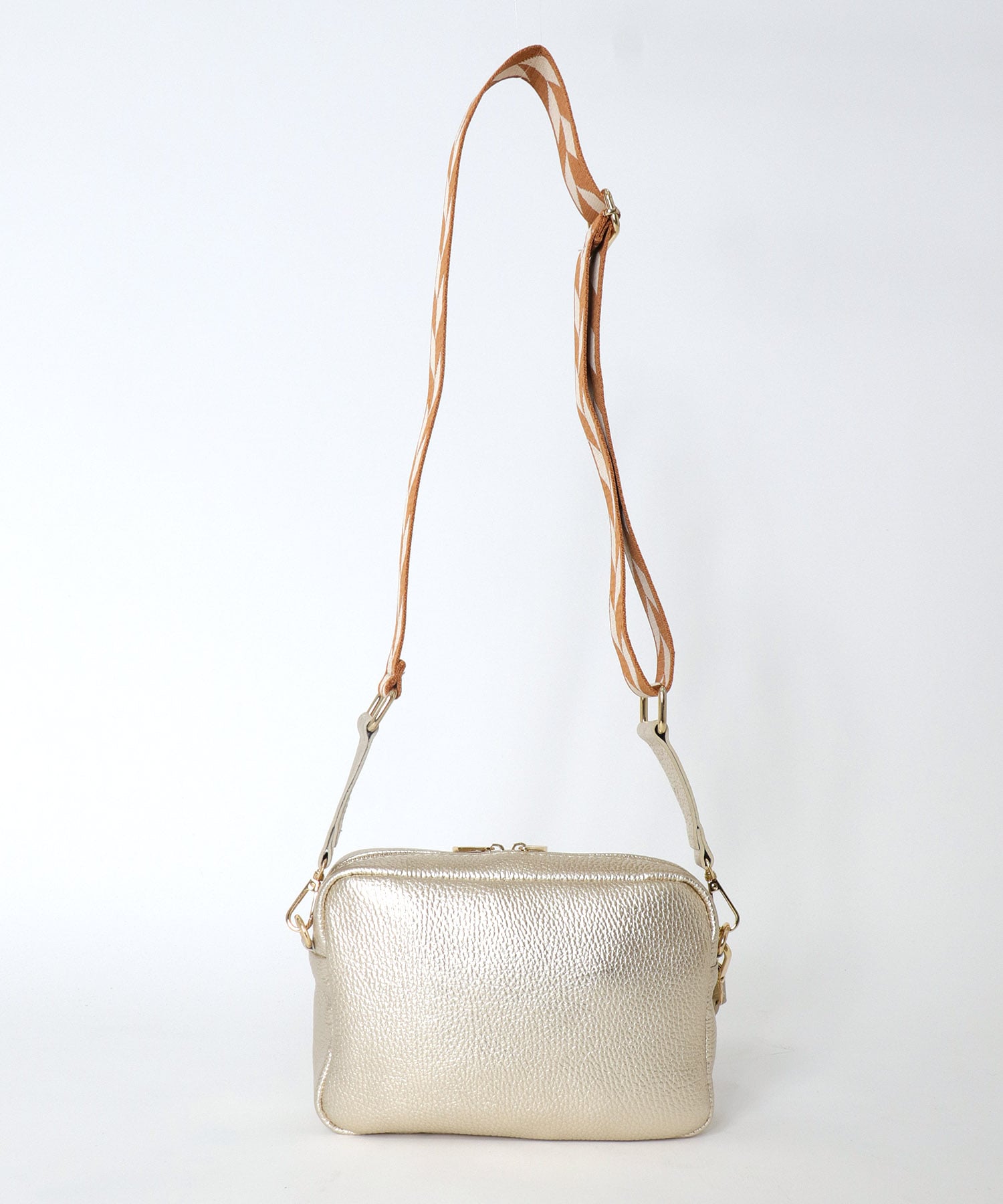 aleather metallic bag【andrea cardone/アンドレアカルドネ】